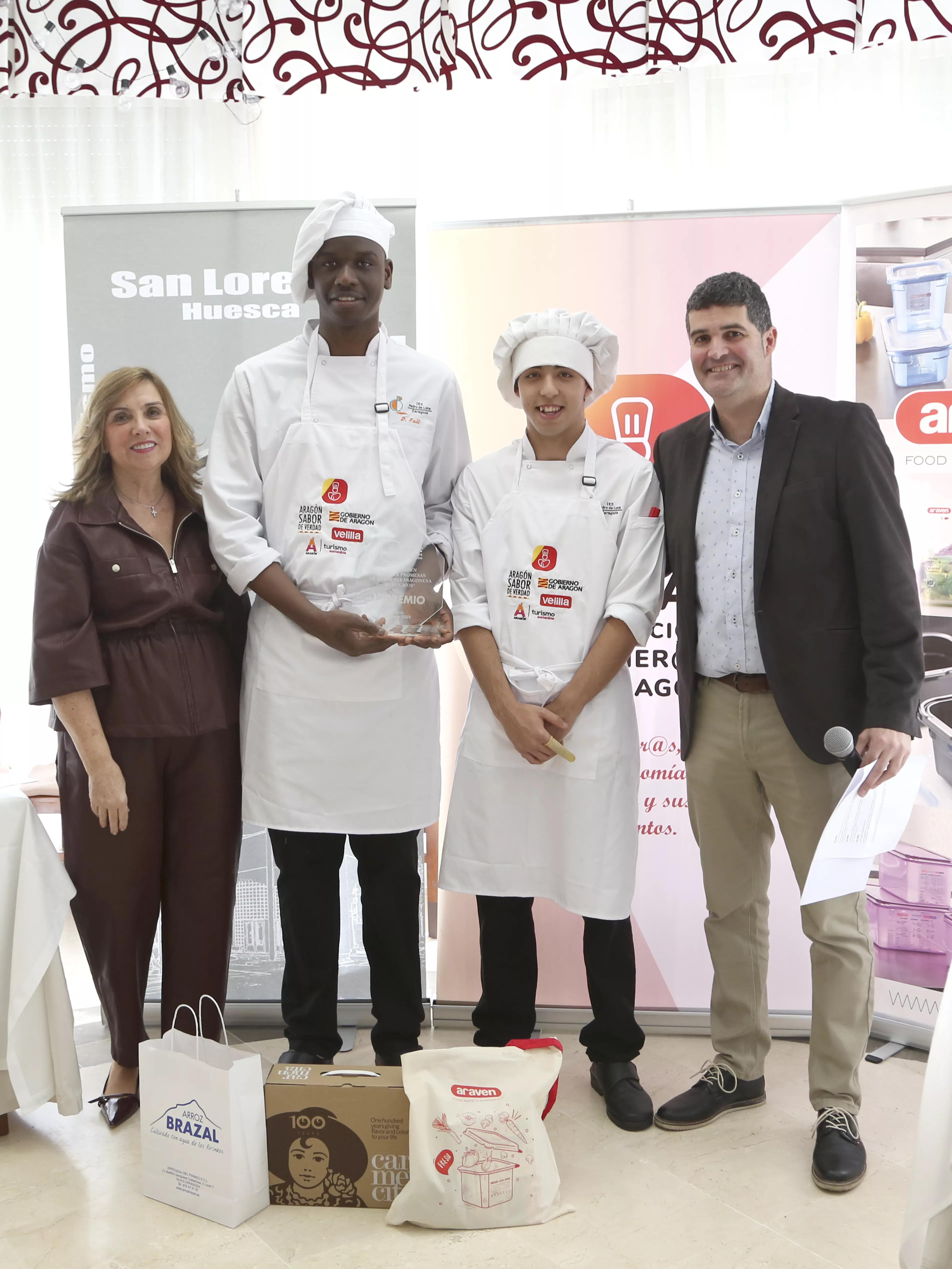 Concurso de Jóvenes Cocineros Rubén Ríos en el CPIFP San Lorenzo de Huesca. Lara Cañas/Agencia Almozara