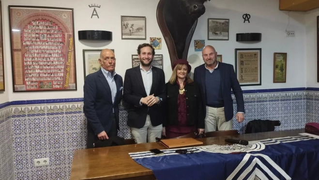 Miguel Zandundo, Isaac Claver, Gloria Ruiz y Pablo Ciprés