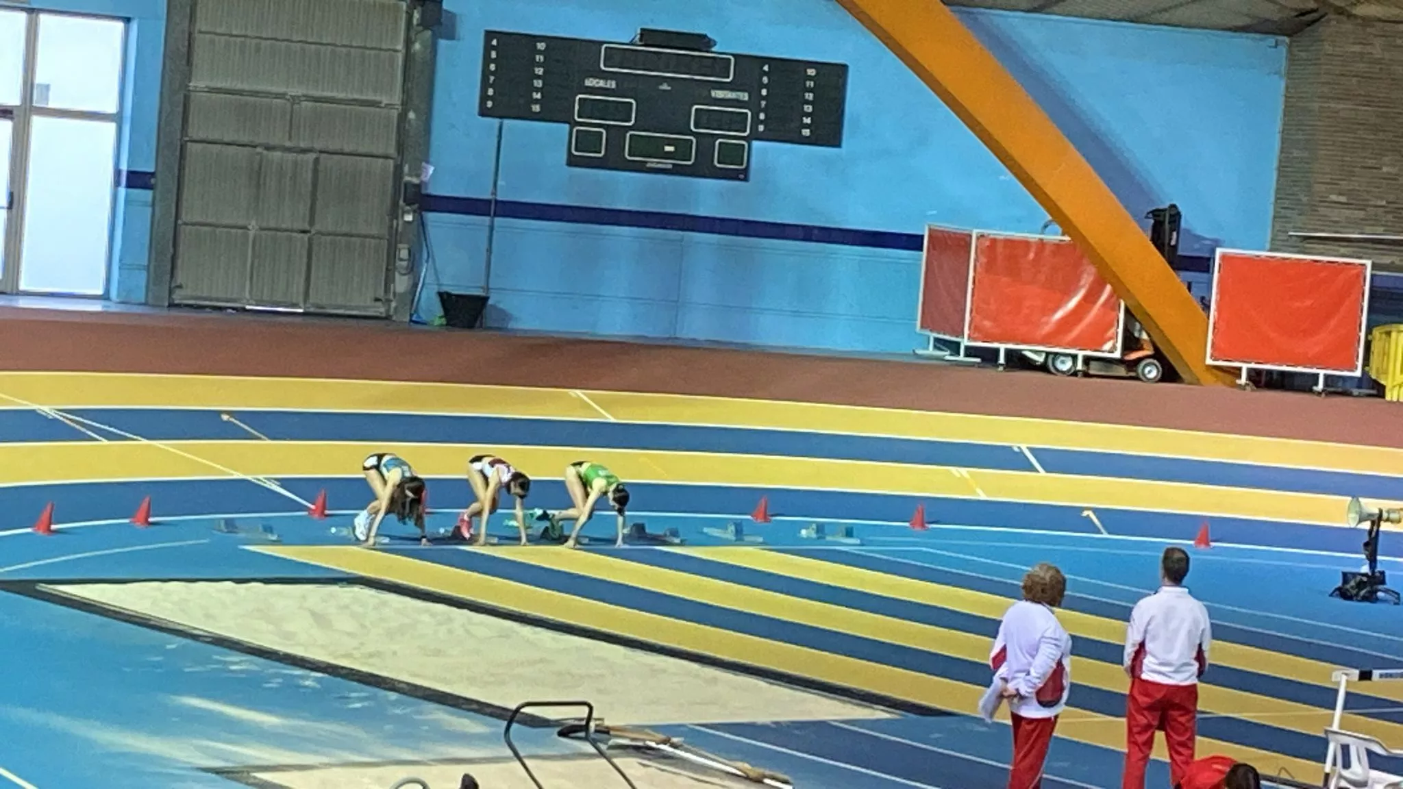 Campeonato Aragón clubes pista cubierta.