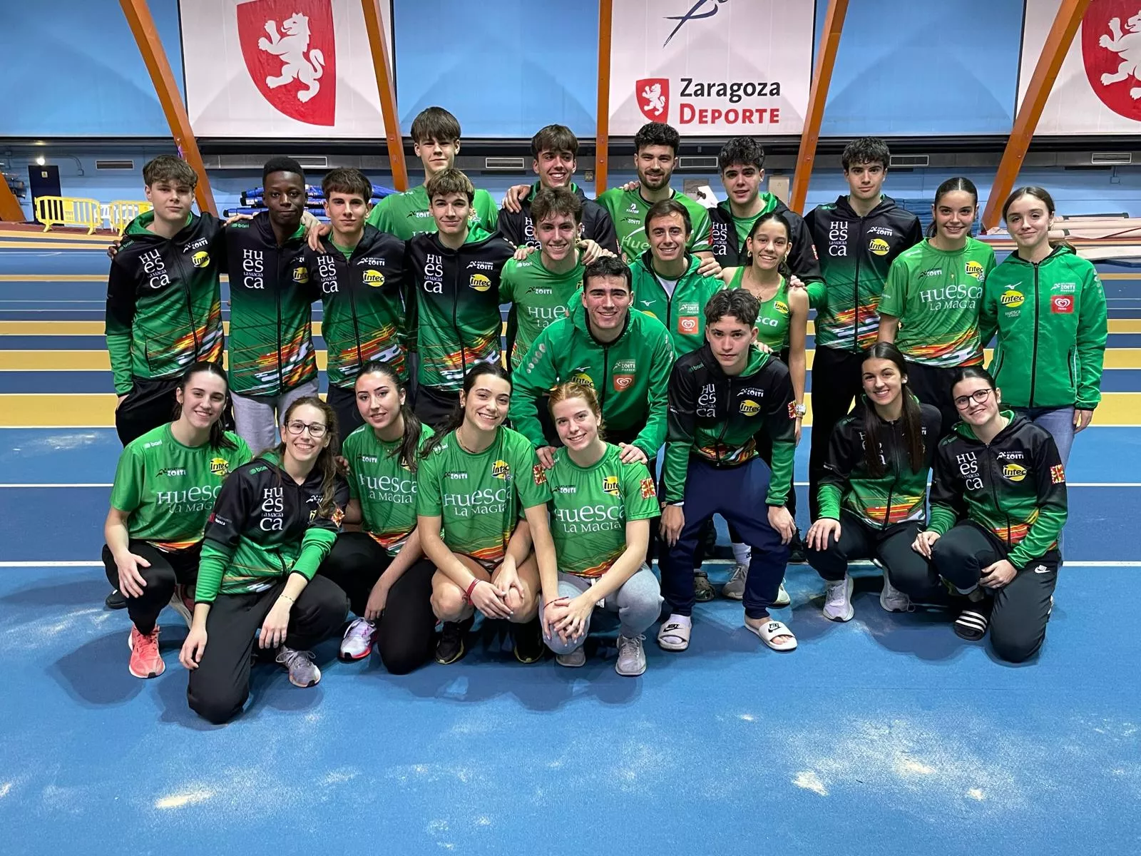 Campeonato Aragón clubes pista cubierta.