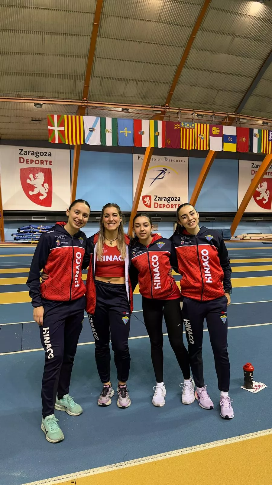 Campeonato Aragón clubes pista cubierta. Relevo femenino