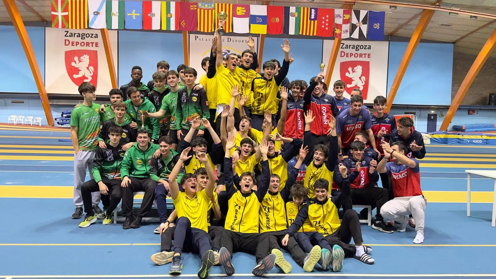 Campeonato Aragón clubes pista cubierta.
