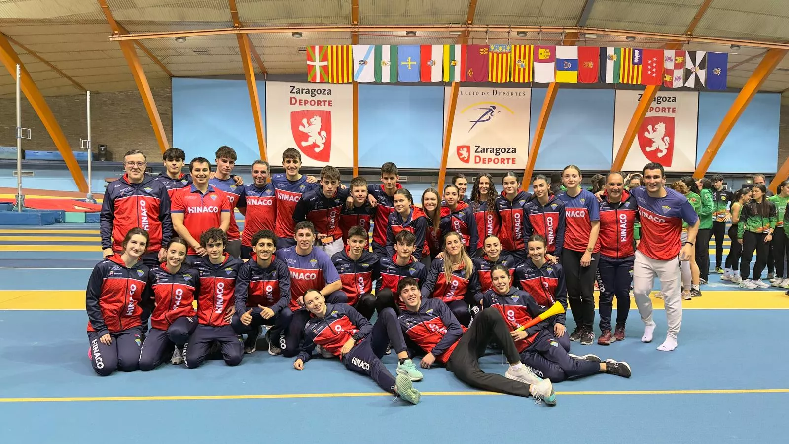 Campeonato Aragón clubes pista cubierta.