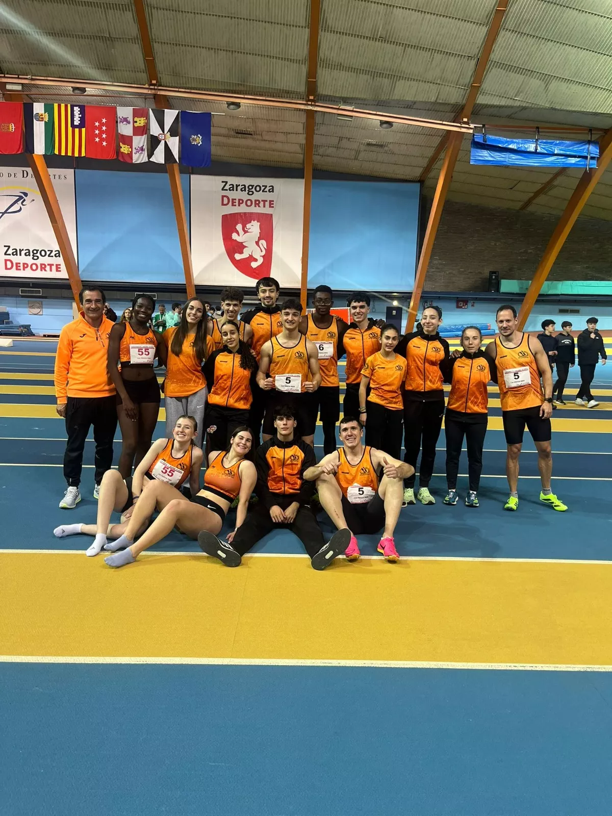 Campeonato Aragón clubes pista cubierta. CA Fraga-Bajo Cinca.