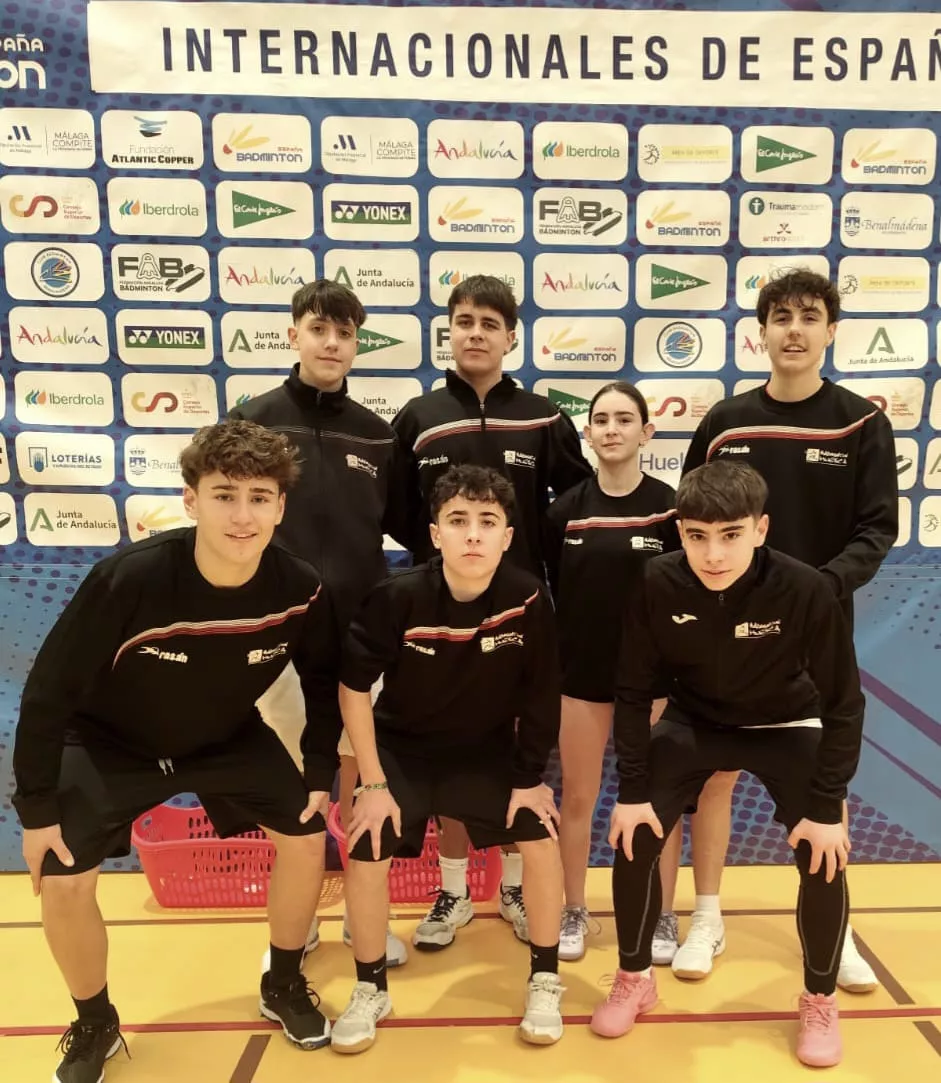 Jugadores del Badminton Huesca en Benalmádena. Jugadores del Badminton Huesca en Benalmádena.