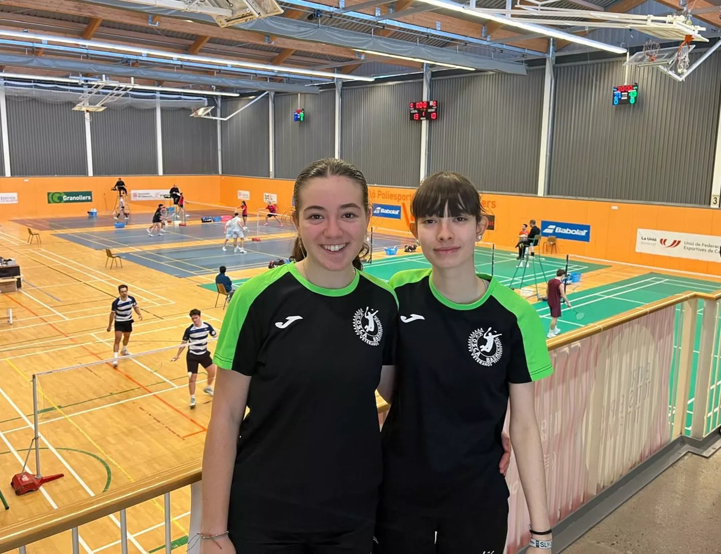 Andrea Mingarro y Emma Bibián en Granollers. Andrea Mingarro y Emma Bibián en Granollers.