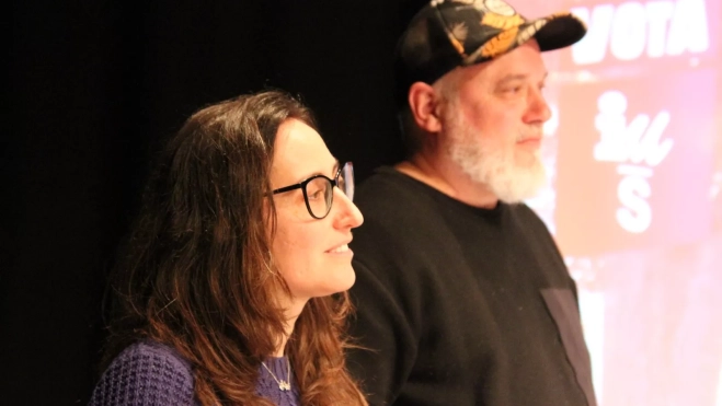 Acto central de IU-Movimiento Sumar en Huesca de las elecciones de Aragón. Foto Carlos Neofato Acto central de IU-Movimiento Sumar en Huesca de las elecciones de Aragón. Foto Carlos Neofato