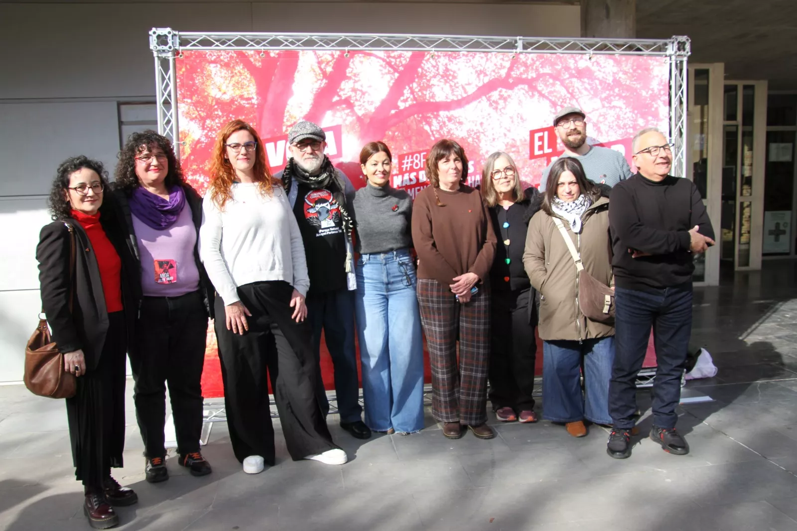 Acto central de IU-Movimiento Sumar en Huesca de las elecciones de Aragón. Foto Carlos Neofato