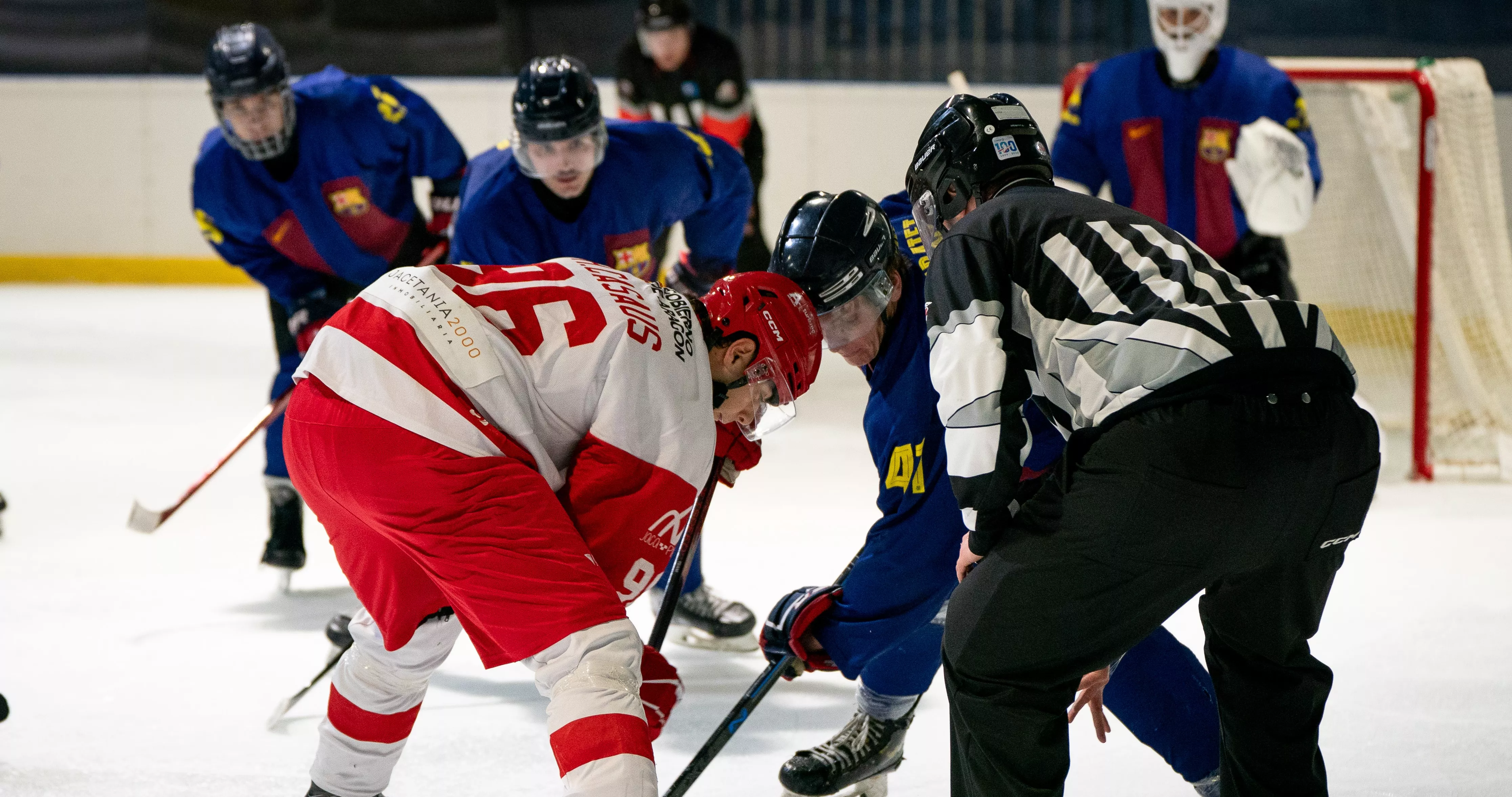 Victoria de Hielo Jaca sobre el Barça. Foto: @fcbhockeygel Victoria de Hielo Jaca sobre el Barça. Foto: @fcbhockeygel