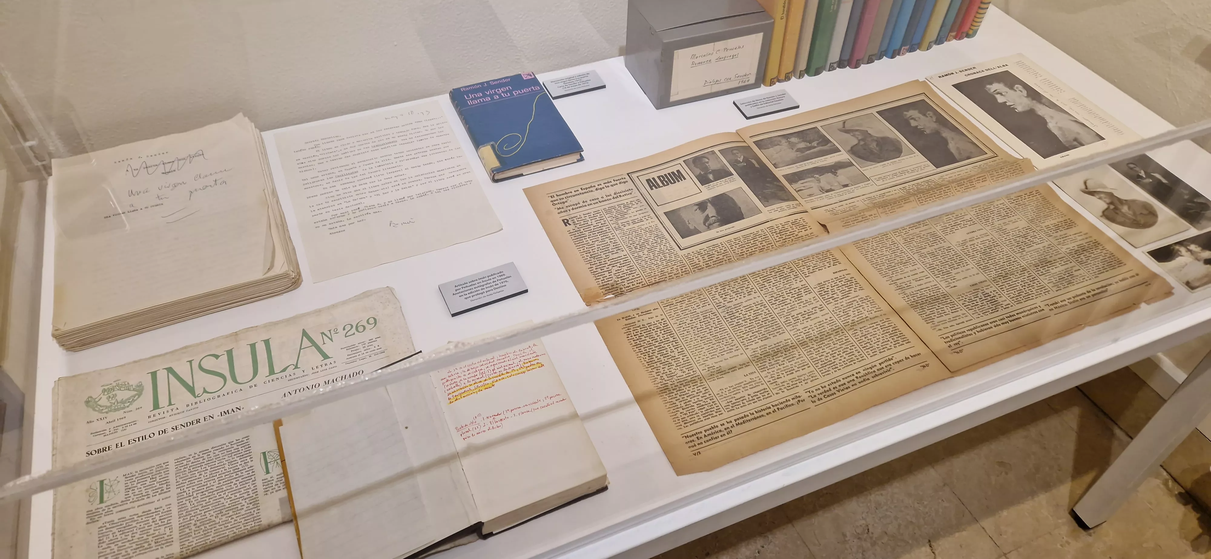 Legado donado por la familia Peñuelas al Centro de Estudios Ramón J. Sender. Foto Myriam Martínez