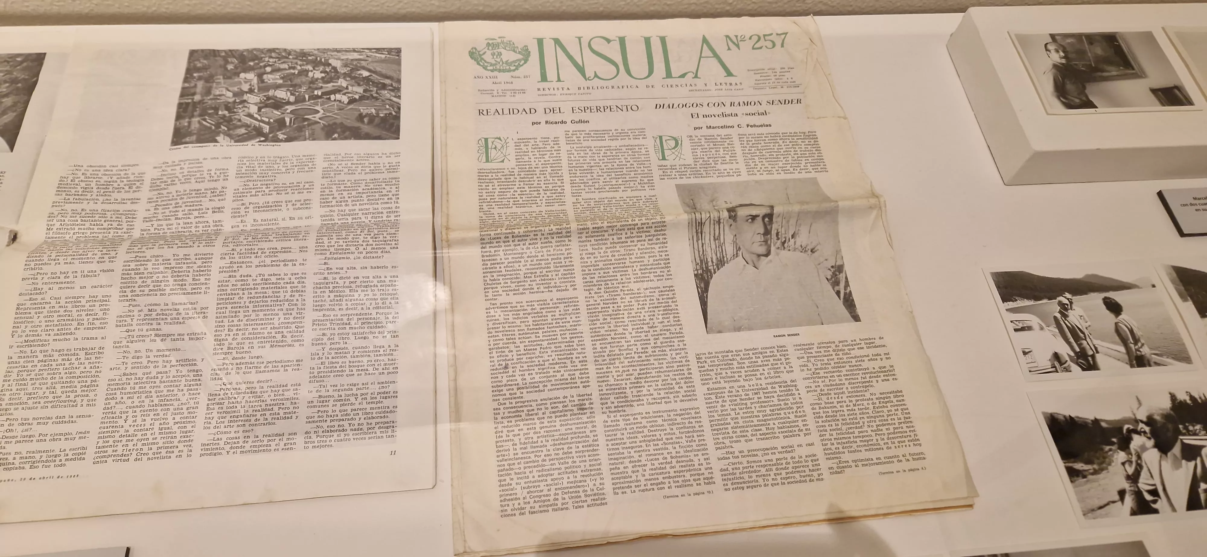 Legado donado por la familia Peñuelas al Centro de Estudios Ramón J. Sender. Foto Myriam Martínez