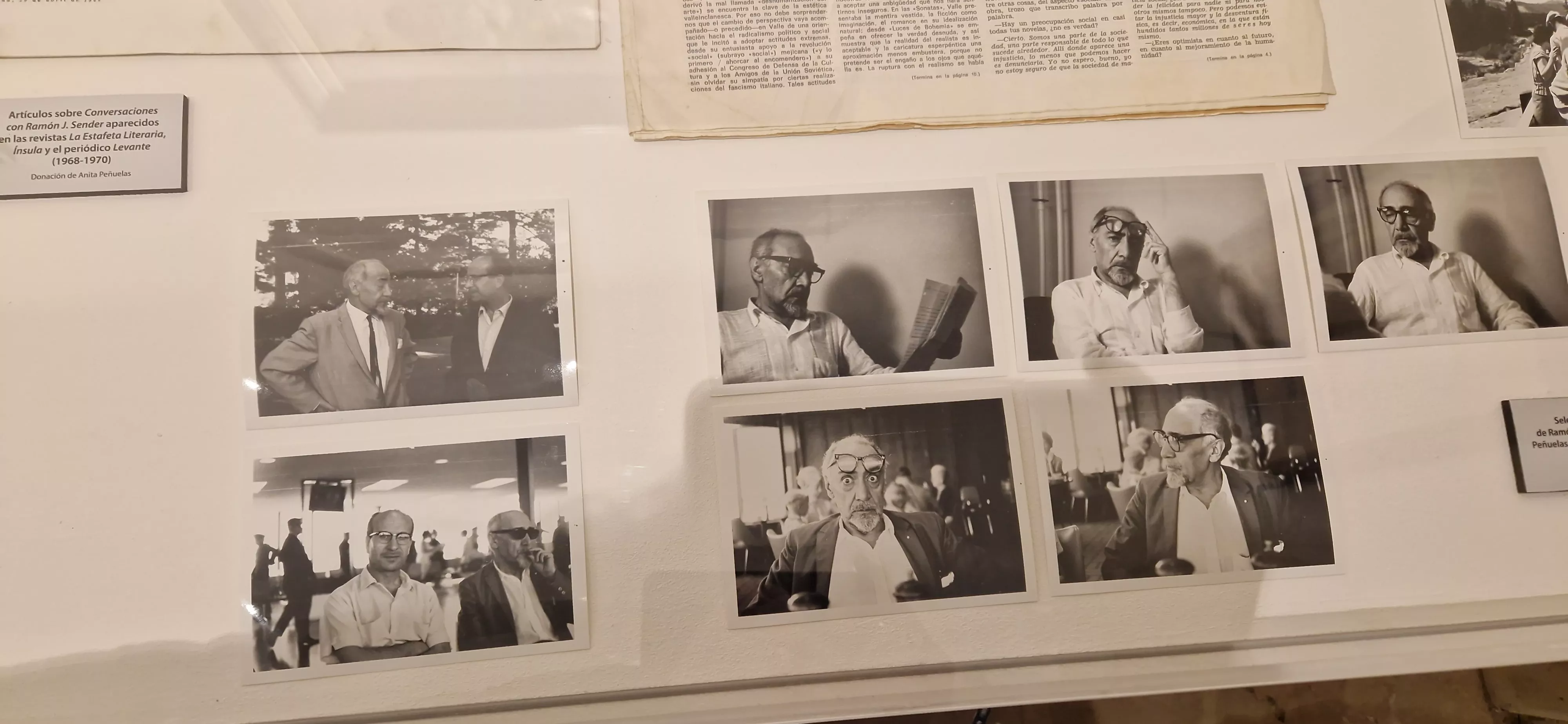 Legado donado por la familia Peñuelas al Centro de Estudios Ramón J. Sender. Foto Myriam Martínez