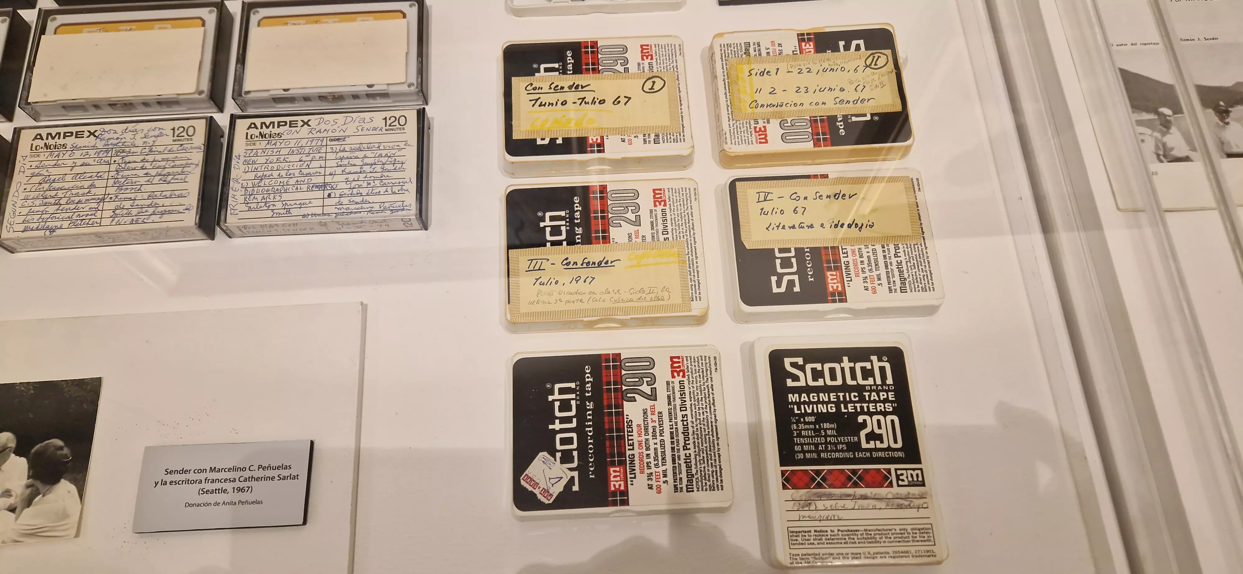 Legado donado por la familia Peñuelas al Centro de Estudios Ramón J. Sender. Foto Myriam Martínez