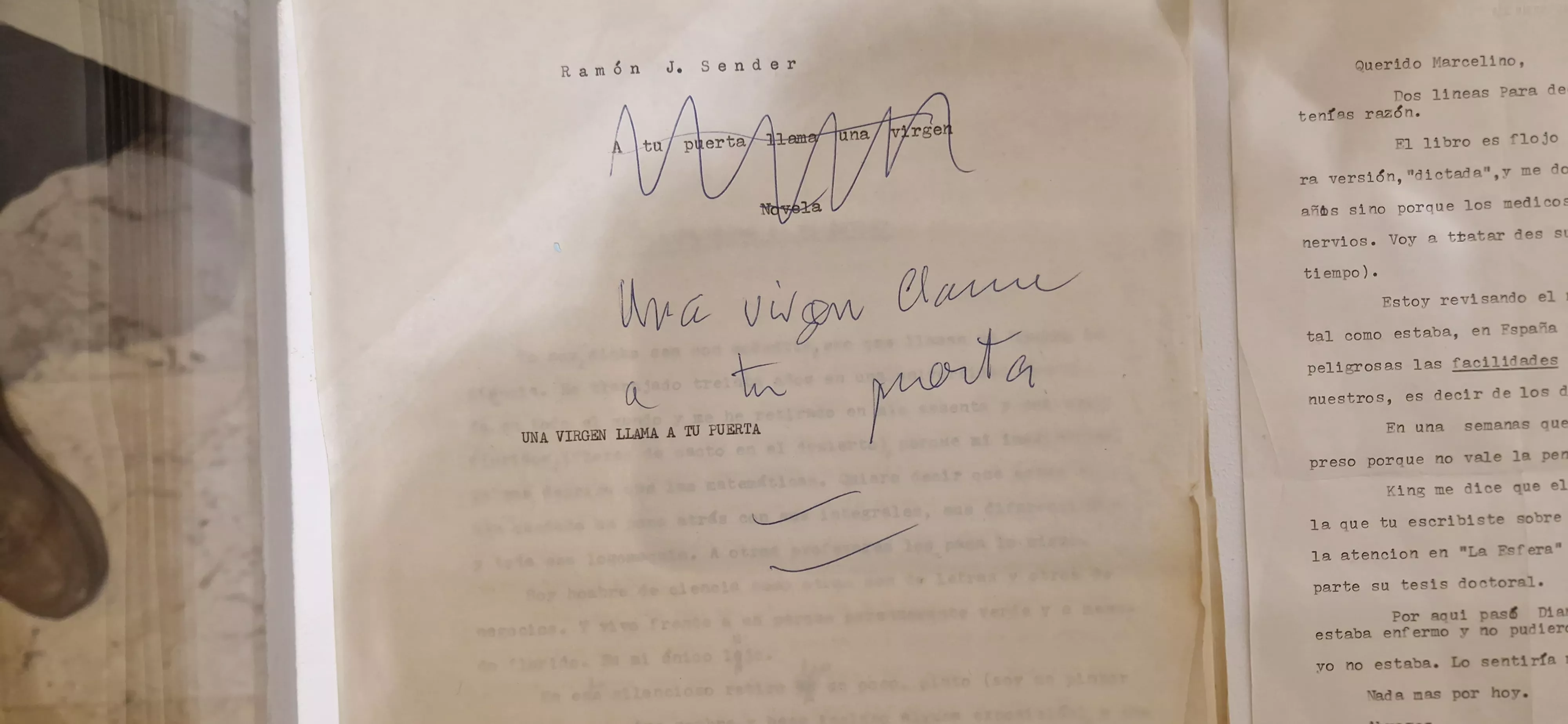 Legado donado por la familia Peñuelas al Centro de Estudios Ramón J. Sender. Foto Myriam Martínez