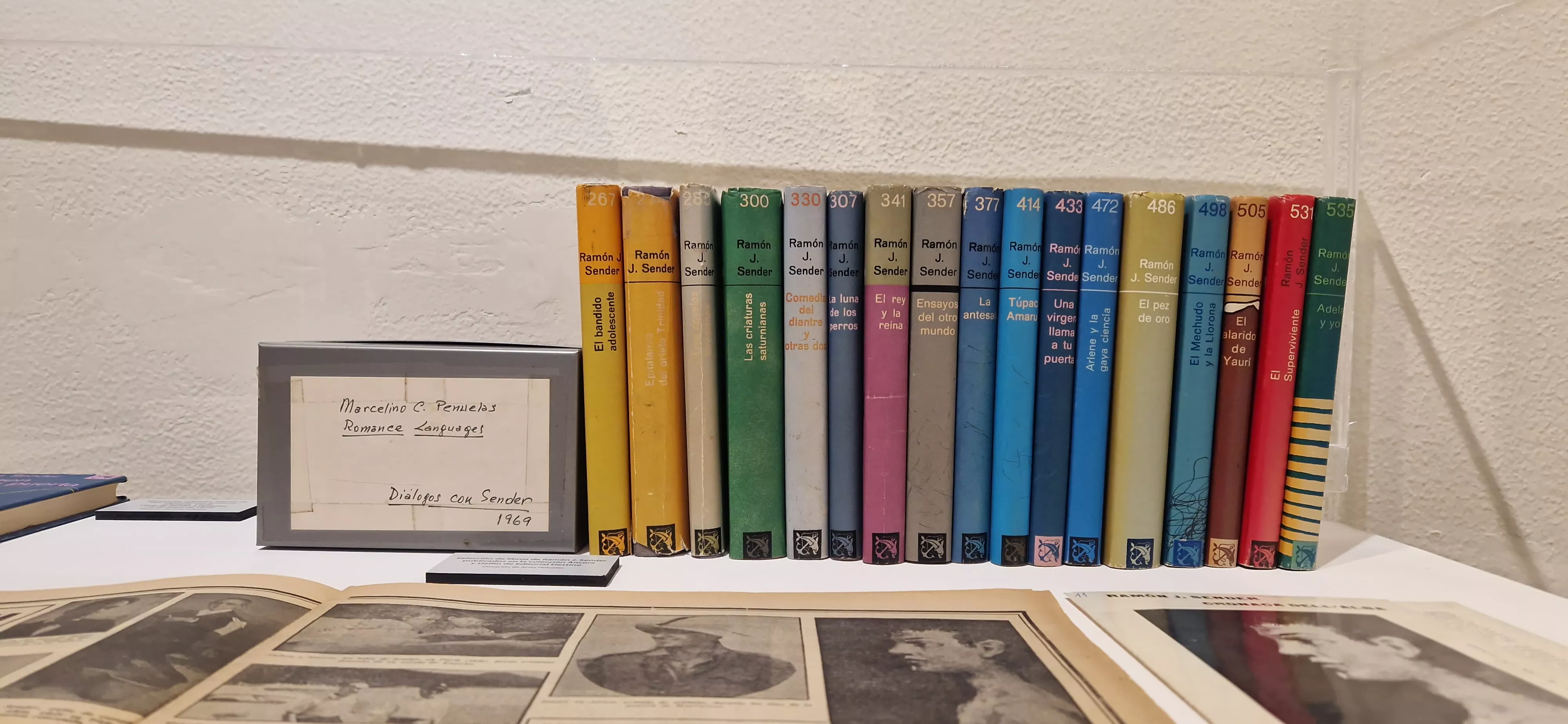Legado donado por la familia Peñuelas al Centro de Estudios Ramón J. Sender. Foto Myriam Martínez