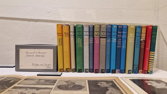 Legado donado por la familia Peñuelas al Centro de Estudios Ramón J. Sender. Foto Myriam Martínez
