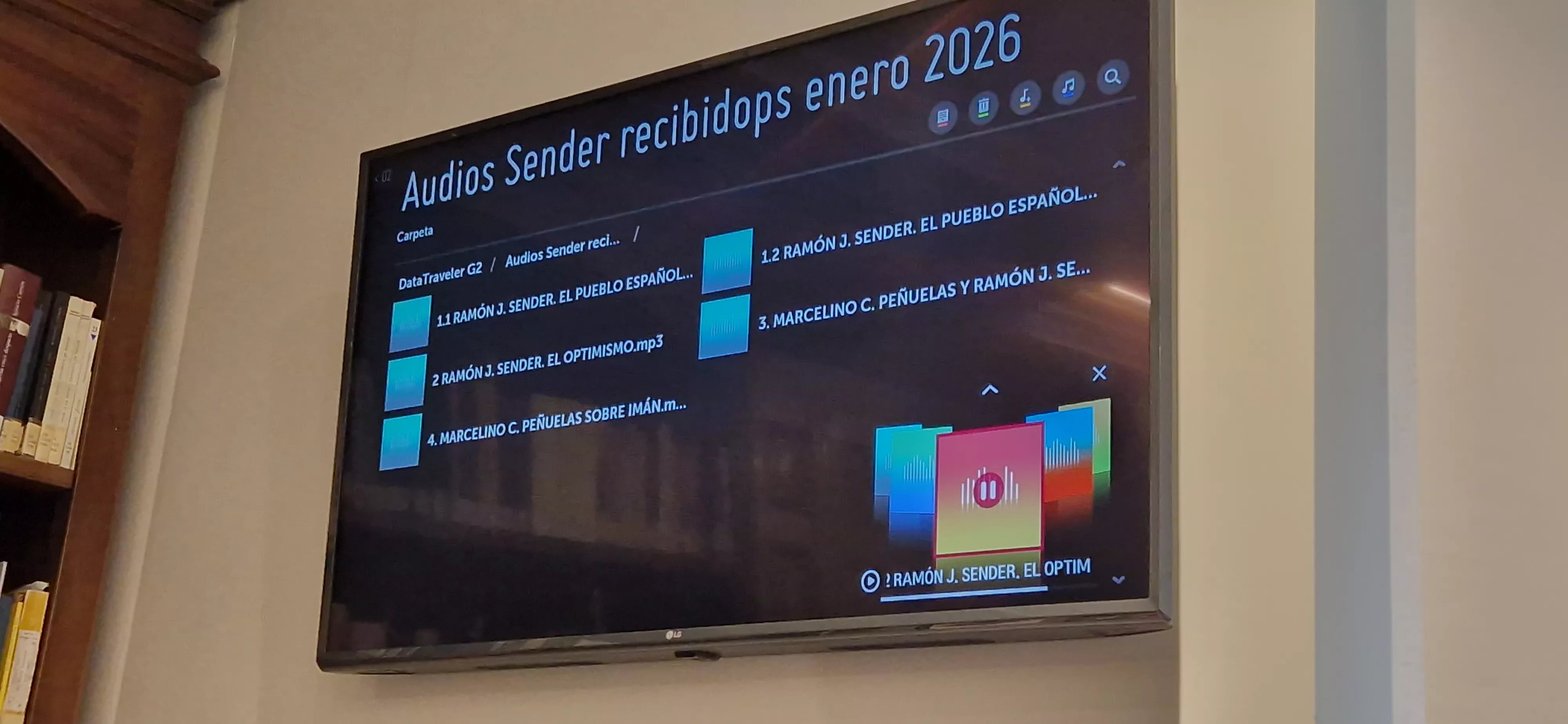 Legado donado por la familia Peñuelas al Centro de Estudios Ramón J. Sender. Foto Myriam Martínez