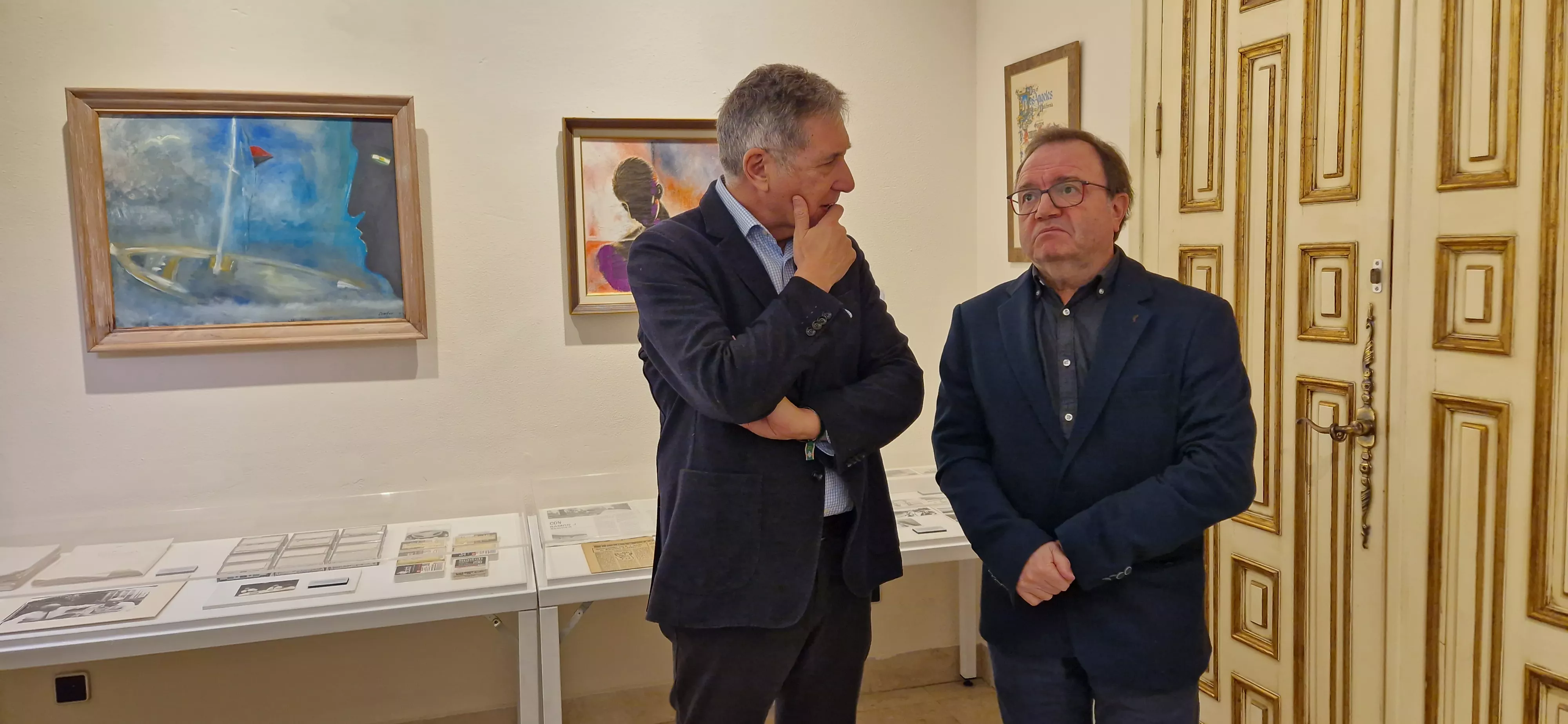 Presentación del legado donado por la familia Peñuelas al Centro de Estudios Ramón J. Sender. Foto Myriam Martínez