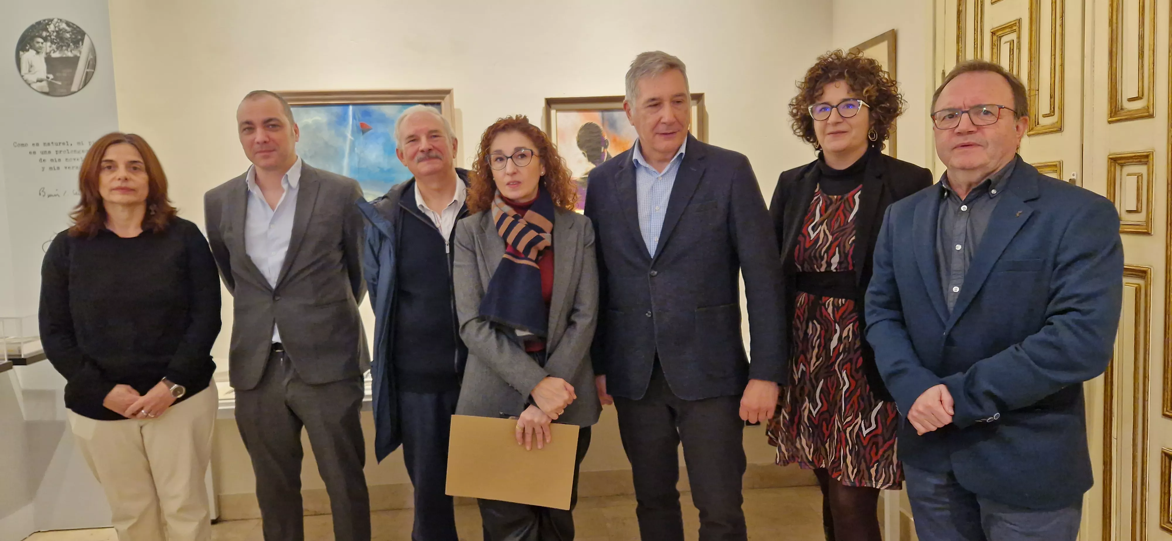 Presentación del legado donado por la familia Peñuelas al Centro de Estudios Ramón J. Sender. Foto Myriam Martínez