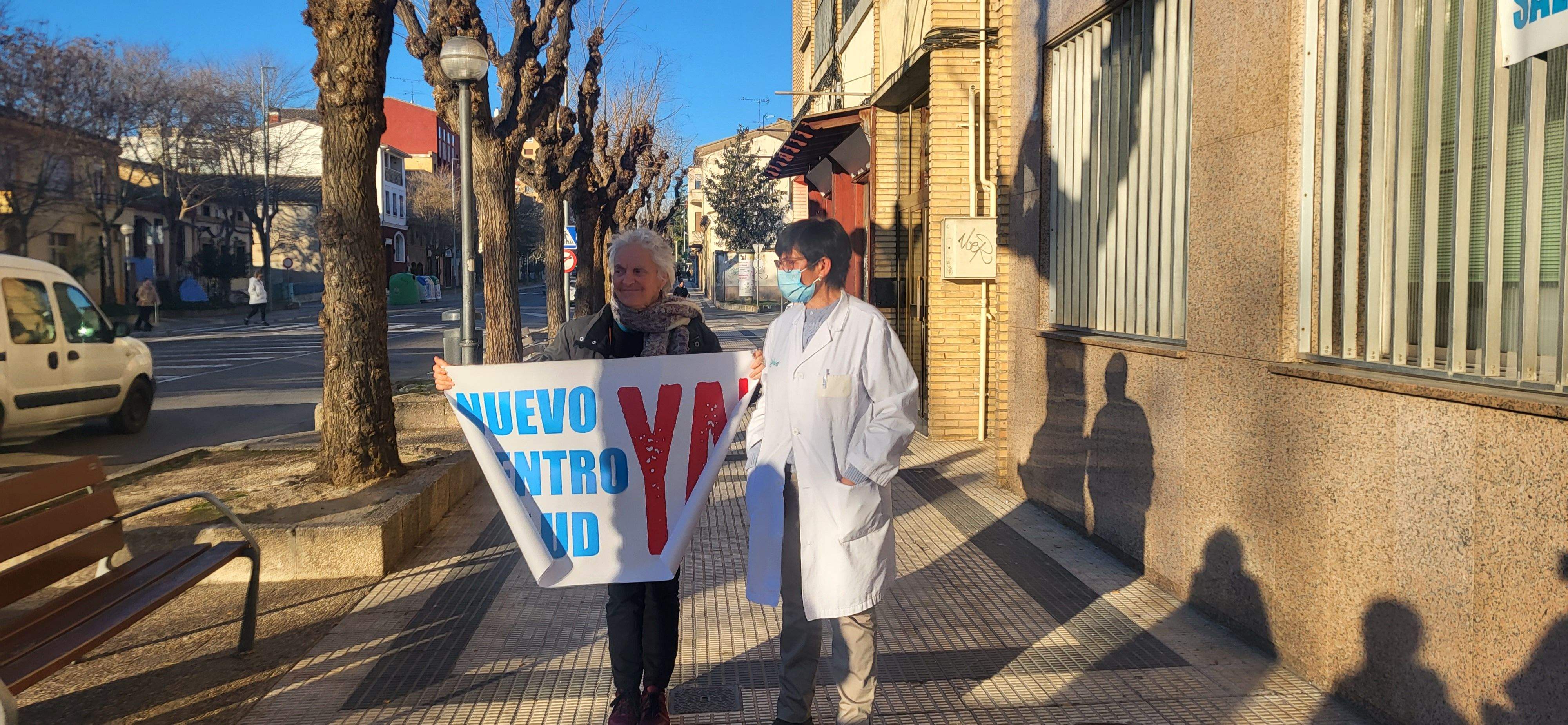 Imágenes de la reivindicación musical del nuevo Centro de Salud en el Perpetuo Socorro. Foto Myriam Martínez