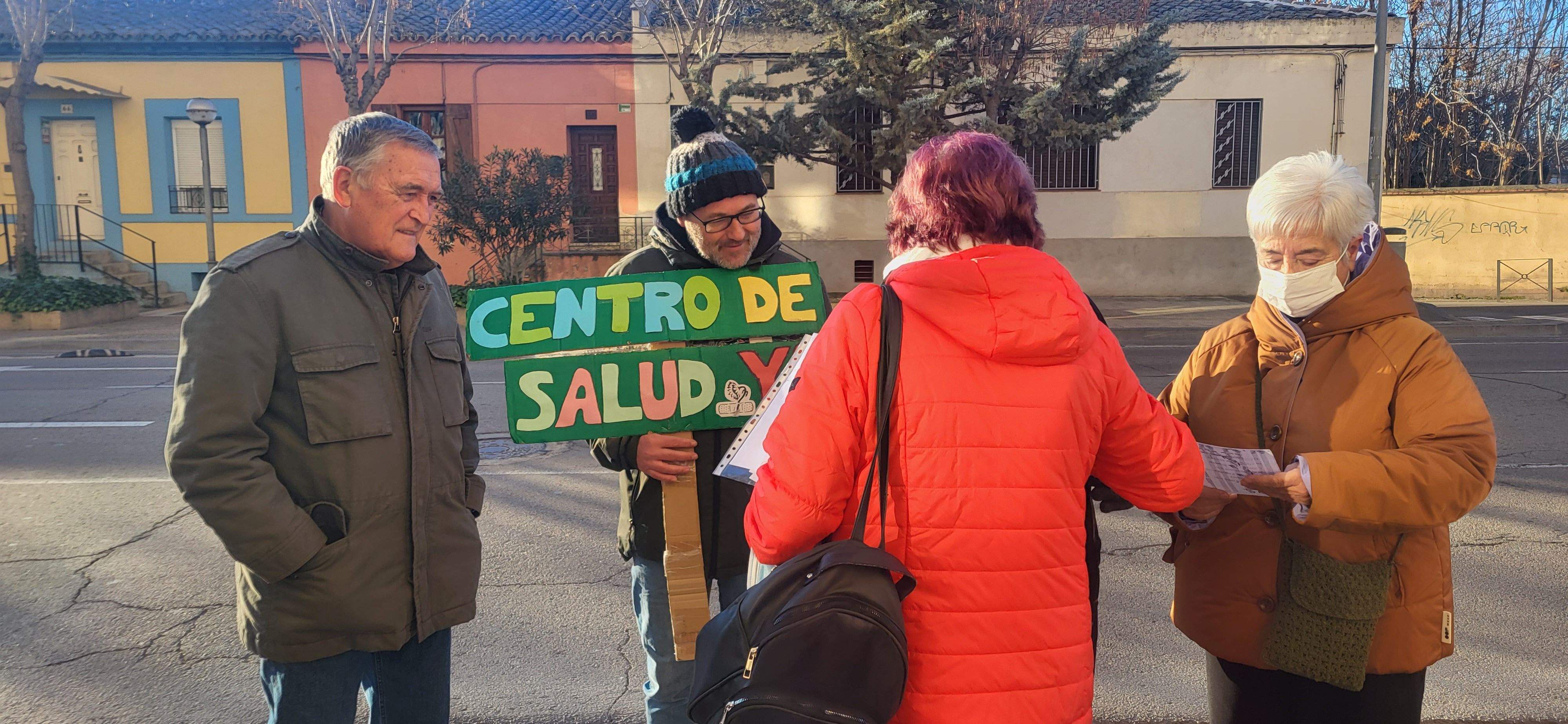 Imágenes de la reivindicación musical del nuevo Centro de Salud en el Perpetuo Socorro. Foto Myriam Martínez