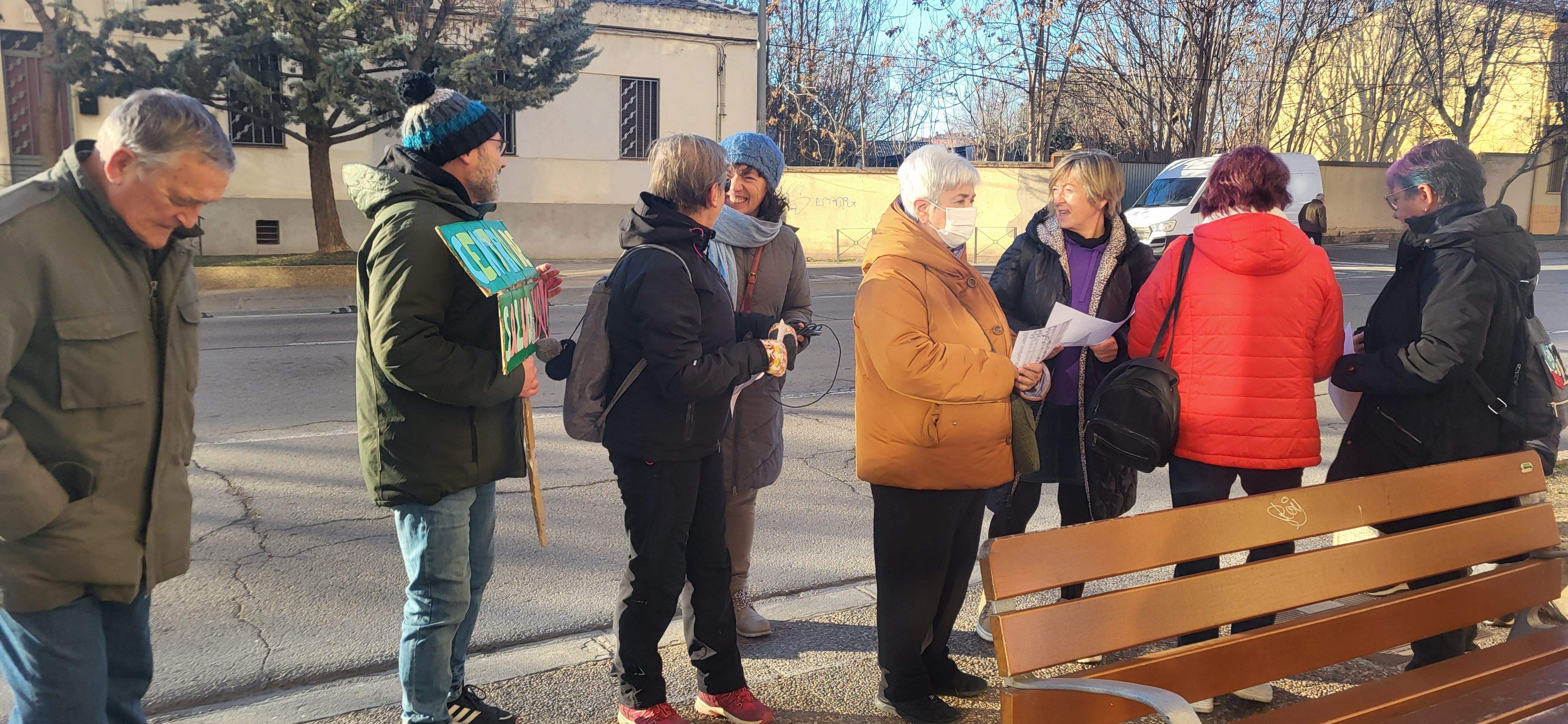 Imágenes de la reivindicación musical del nuevo Centro de Salud en el Perpetuo Socorro. Foto Myriam Martínez