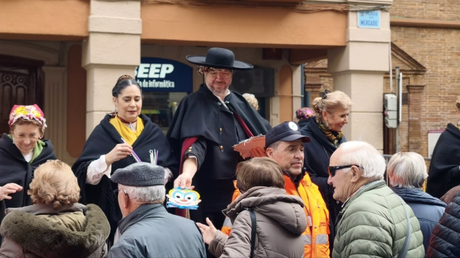 Una gran afluencia a la Candelera de Barbastro.  Foto María José Sampietro
