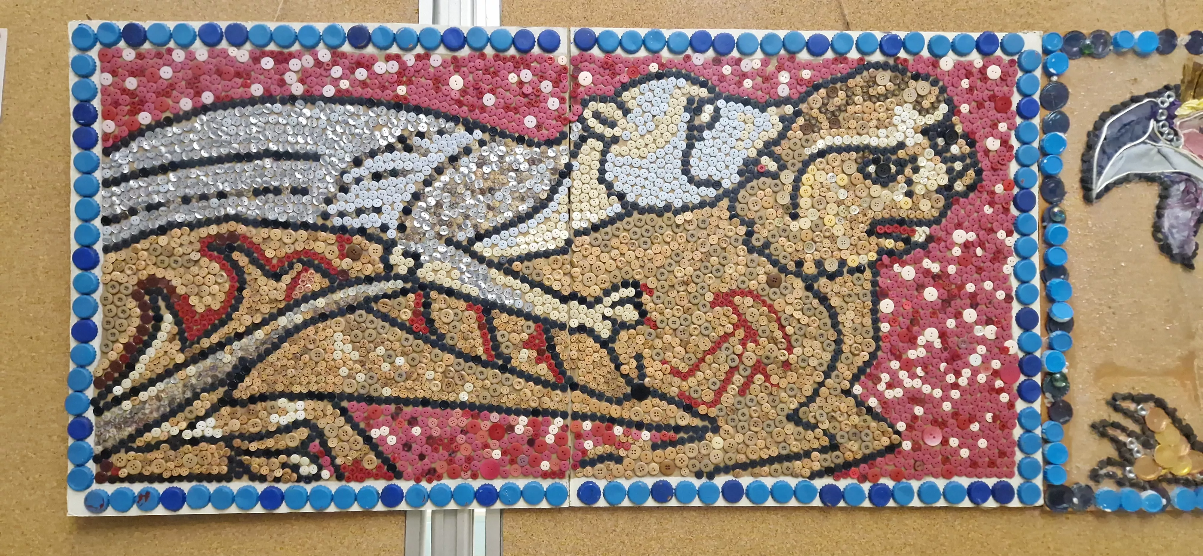 Exposición Trash + Animales fantásticos y dónde encontrarlos en el Campus de Huesca. Foto Myriam Martínez