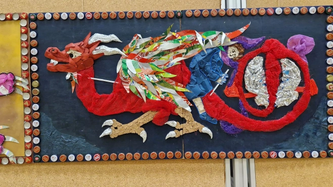 Exposición Trash + Animales fantásticos y dónde encontrarlos en el Campus de Huesca. Foto Myriam Martínez Exposición Trash + Animales fantásticos y dónde encontrarlos en el Campus de Huesca. Foto Myriam Martínez