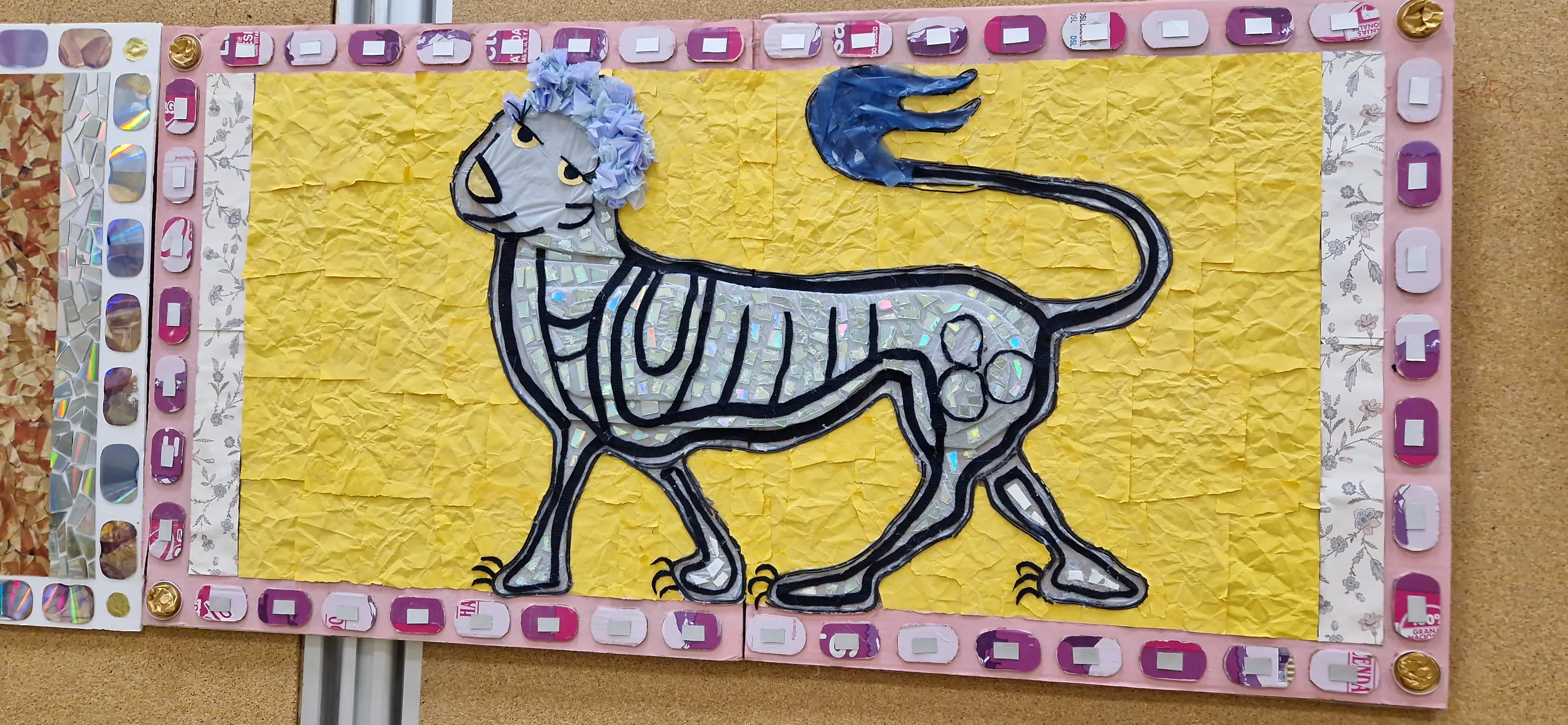 Exposición Trash + Animales fantásticos y dónde encontrarlos en el Campus de Huesca. Foto Myriam Martínez