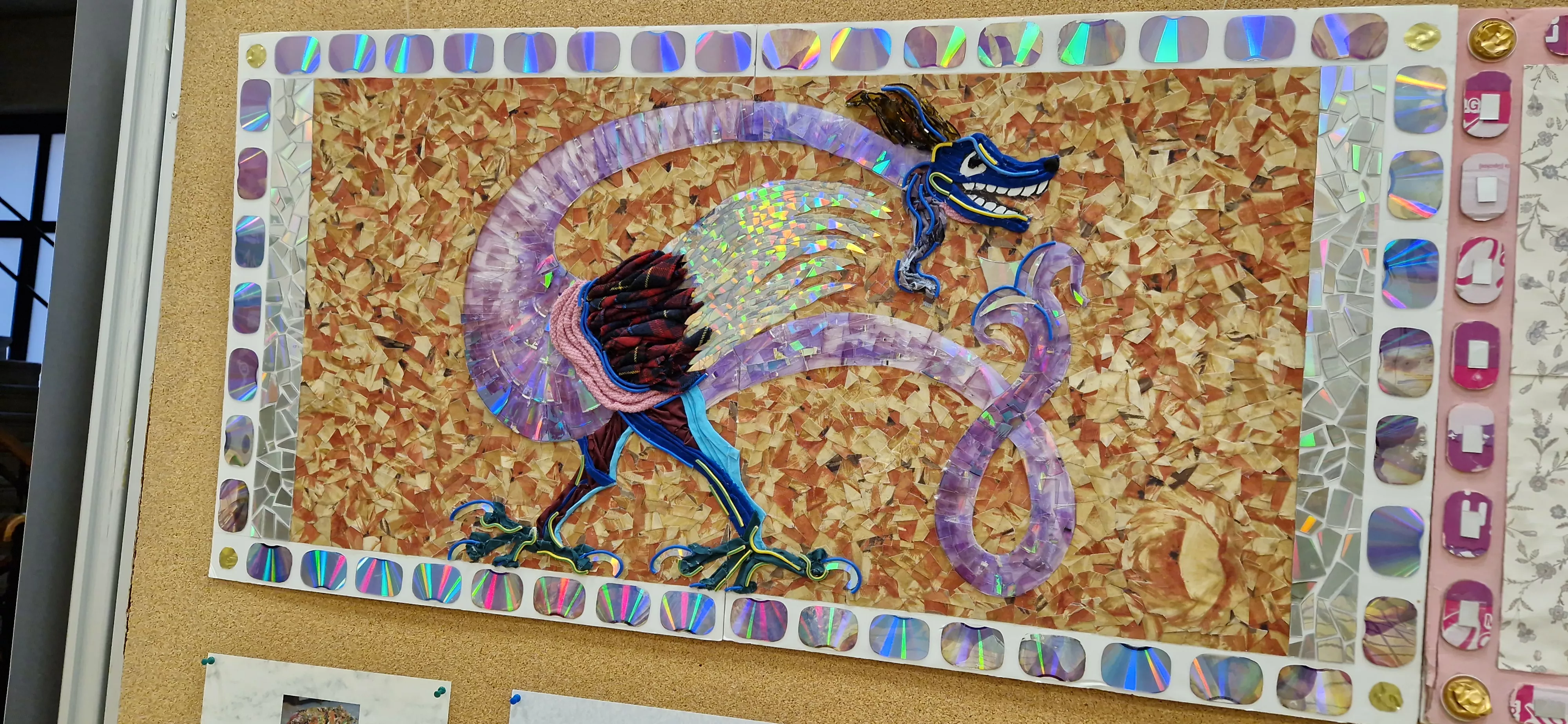 Exposición Trash + Animales fantásticos y dónde encontrarlos en el Campus de Huesca. Foto Myriam Martínez