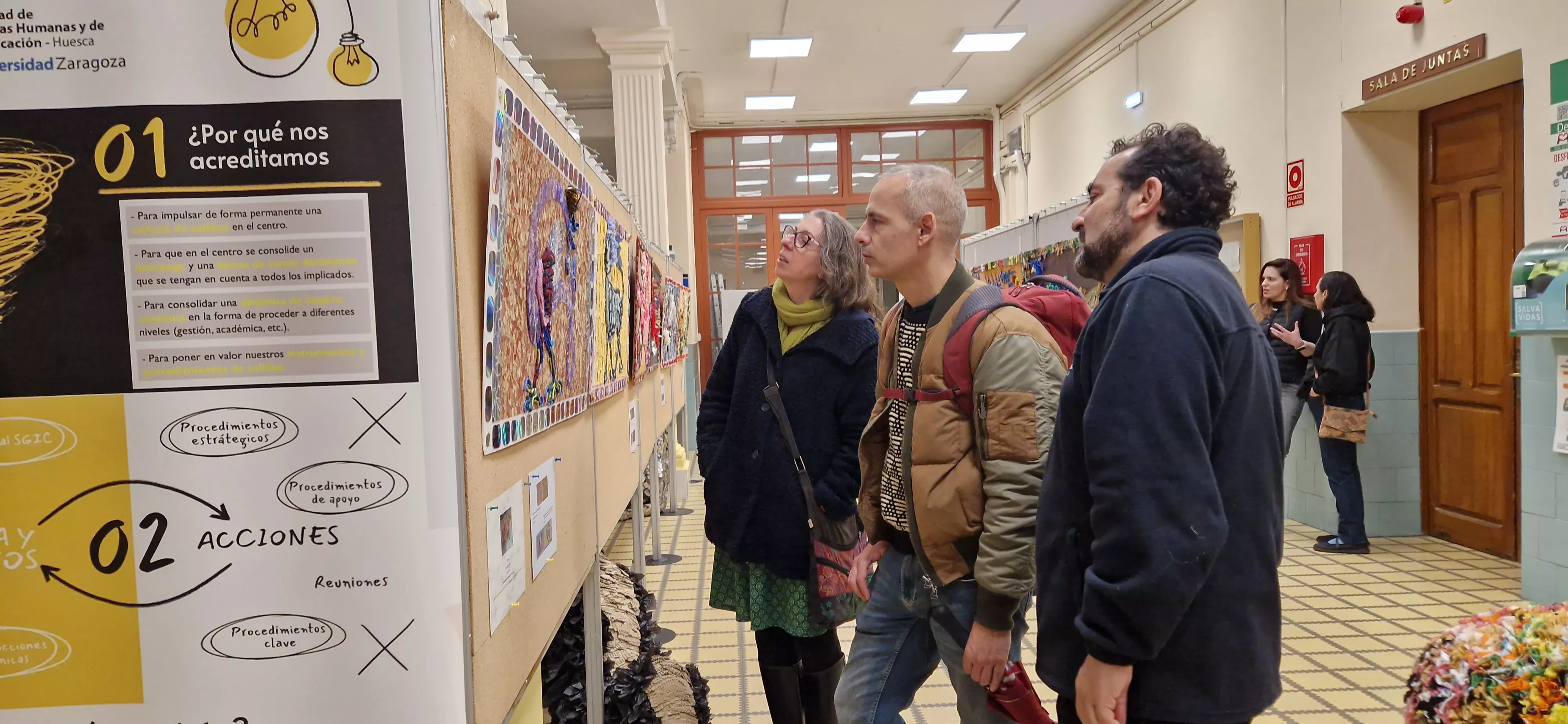 Exposición Trash + Animales fantásticos y dónde encontrarlos en el Campus de Huesca. Foto Myriam Martínez