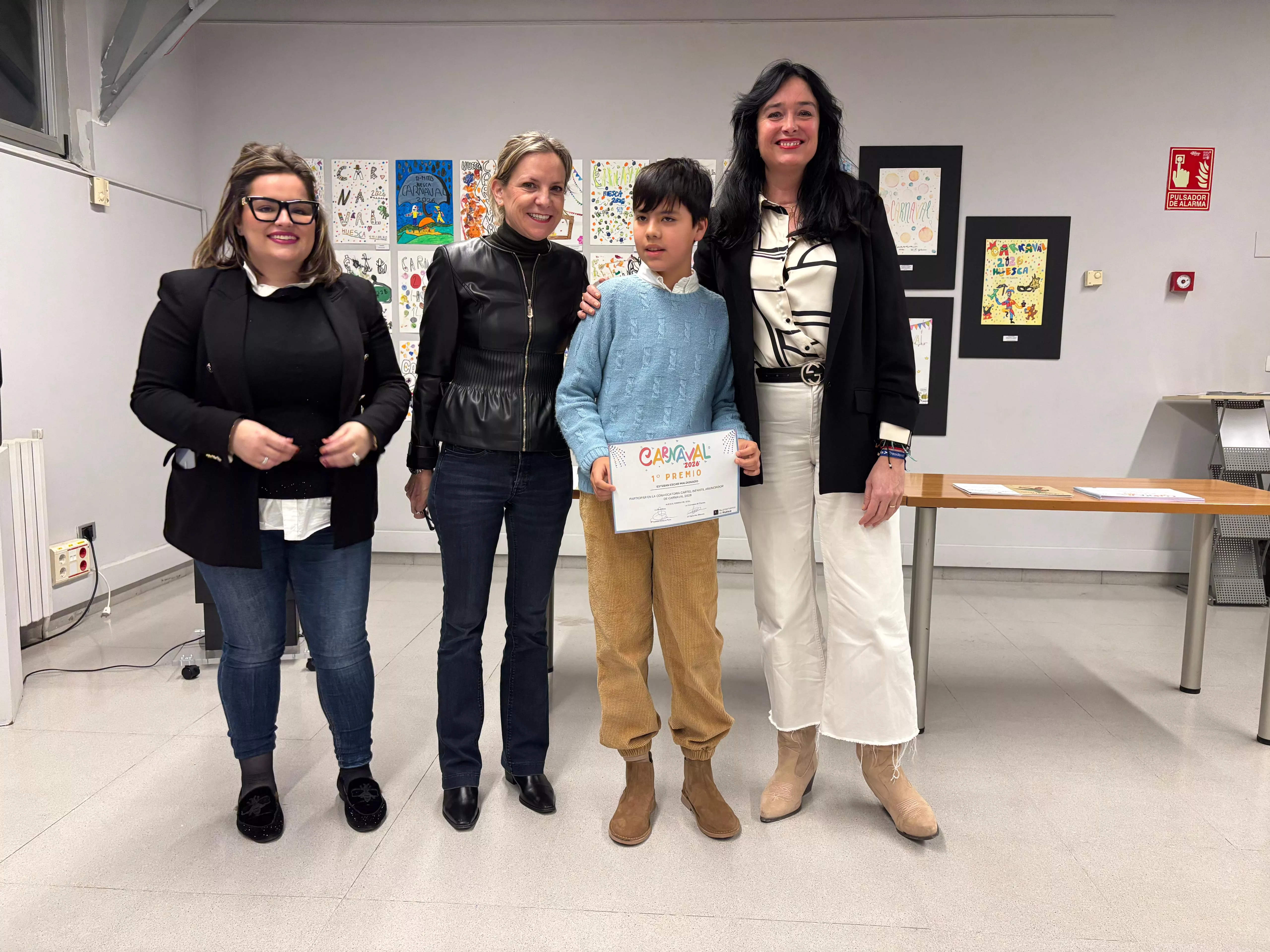 Entrega del premio en infantil Entrega del premio en infantil