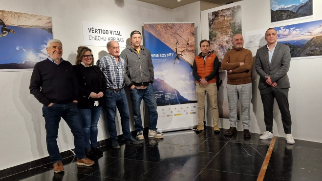 Inauguración de la exposición "Vértigo Vital". Foto Myriam Martínez Inauguración de la exposición "Vértigo Vital". Foto Myriam Martínez