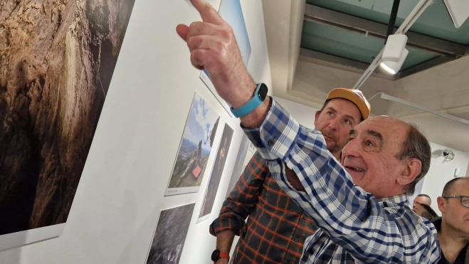 Inauguración de la exposición "Vértigo Vital". Foto Myriam Martínez Inauguración de la exposición "Vértigo Vital". Foto Myriam Martínez