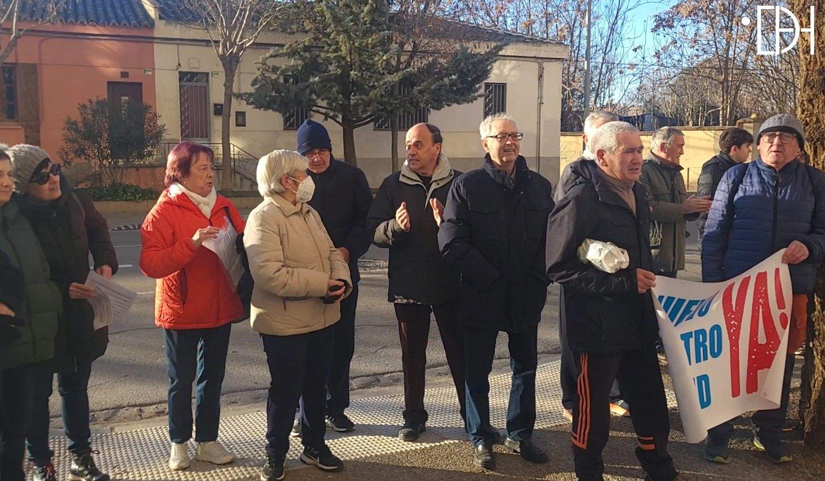 Imágenes de la reivindicación musical del nuevo Centro de Salud en el Perpetuo Socorro. Foto Myriam Martínez