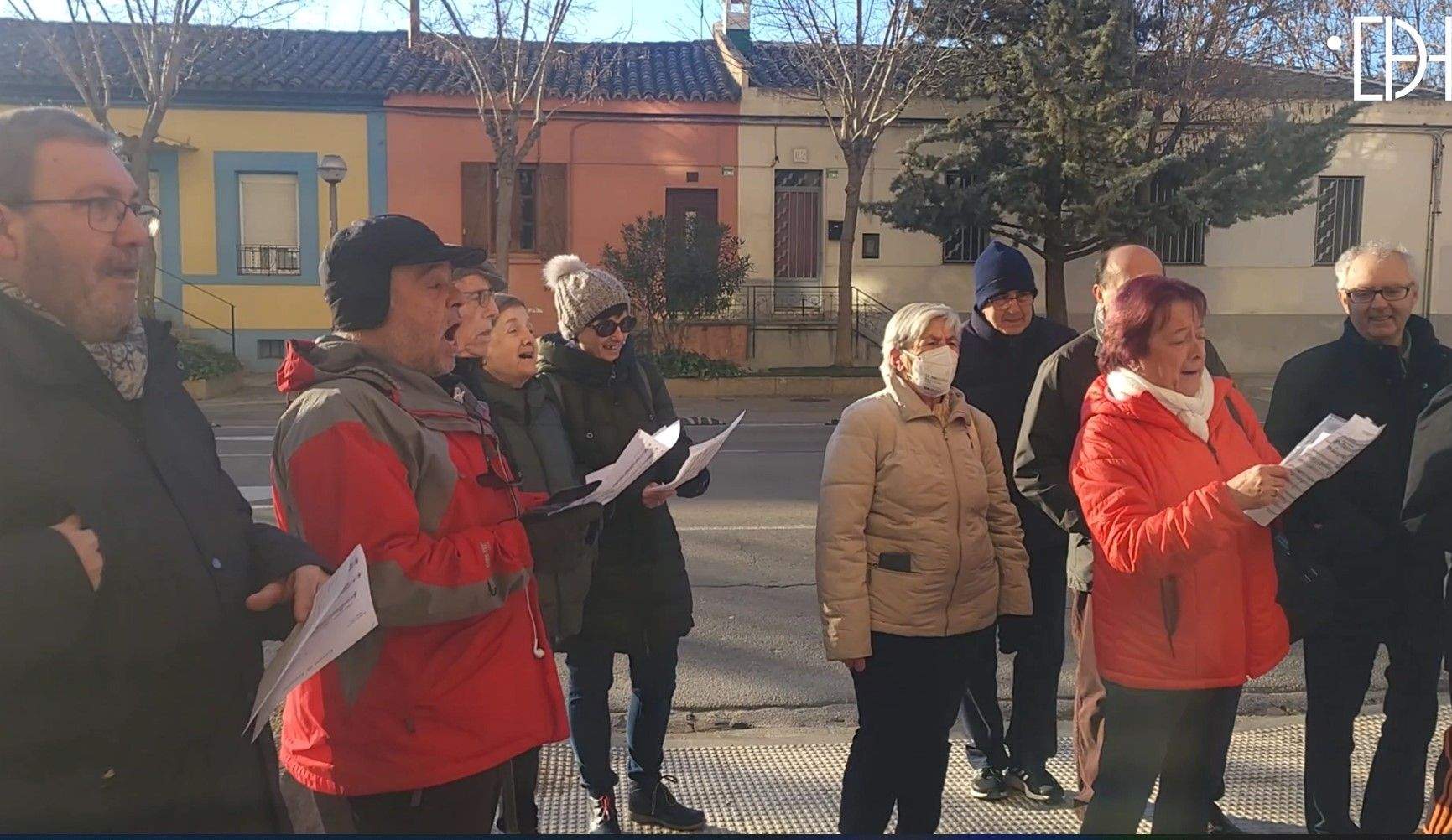 Imágenes de la reivindicación musical del nuevo Centro de Salud en el Perpetuo Socorro. Foto Myriam Martínez