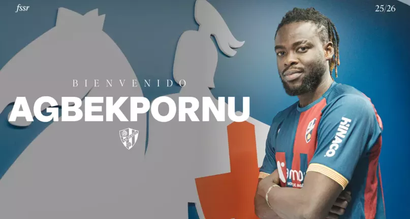 Michael Agbekpornu, nuevo jugador del Huesca.