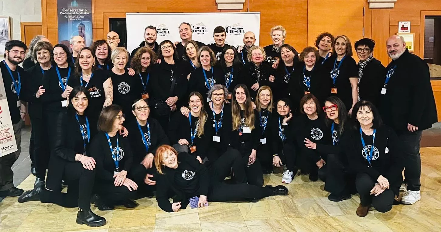 El Coro Góspel Monzón pondrá el ritmo a la alfombra roja de los Premios de la Música Aragonesa.