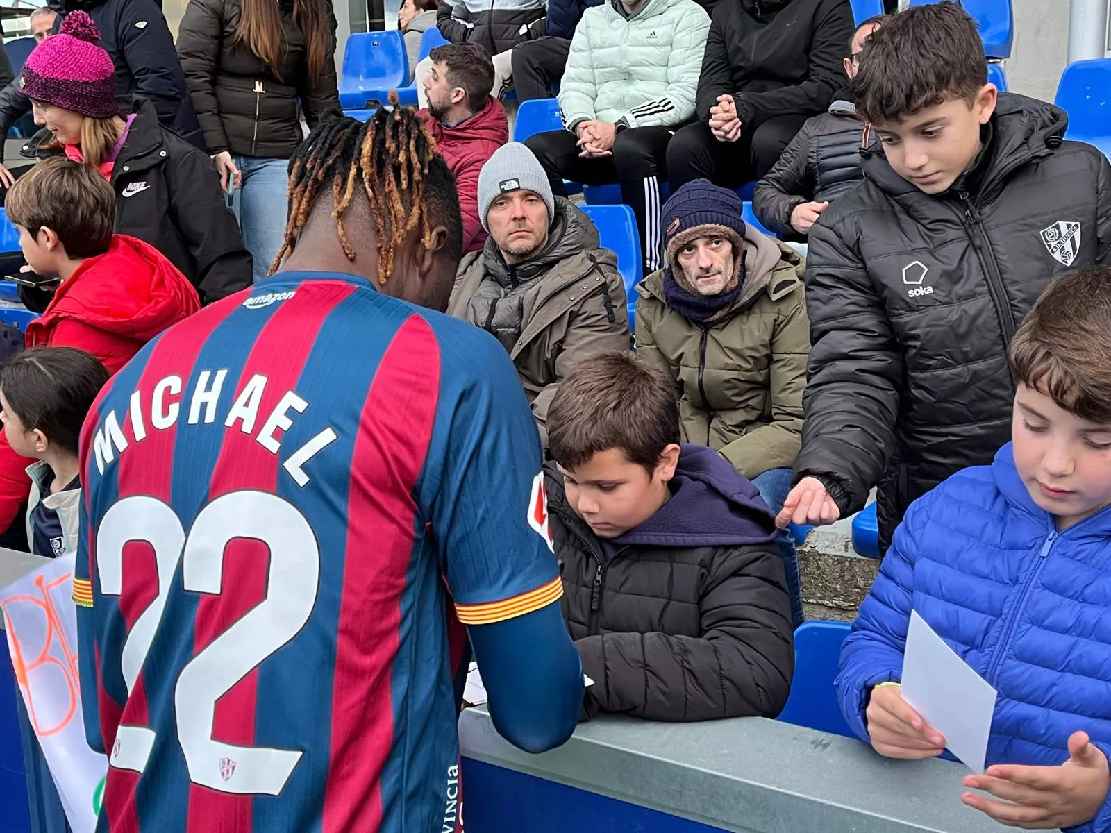 Presentación de los nuevos fichajes del Huesca en El Alcoraz. Foto: Adri Mora