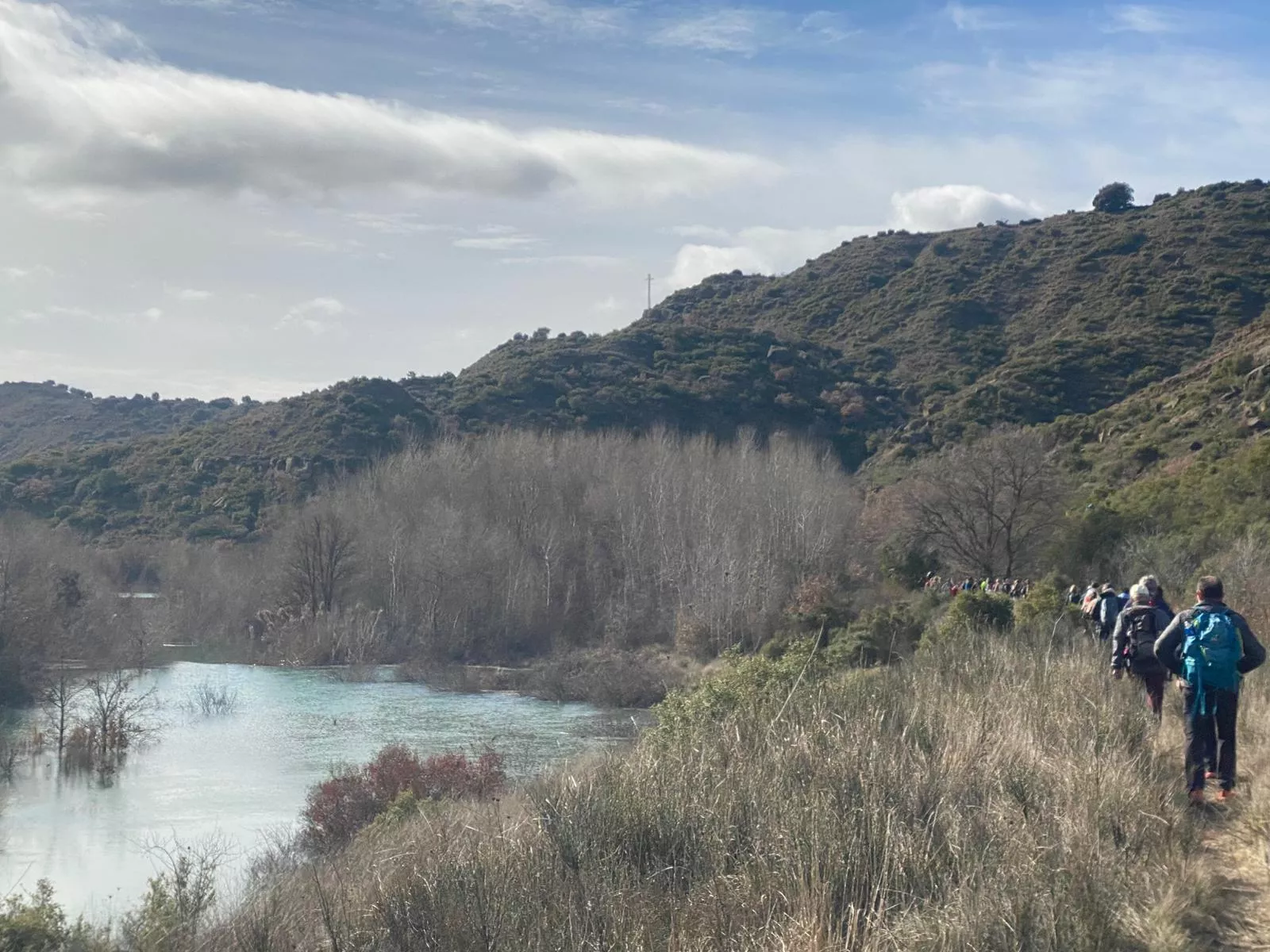 Mina de cobre de Sagarillo e imágenes del tercer entreno para la Javierada. Foto Juanlu Herrero
