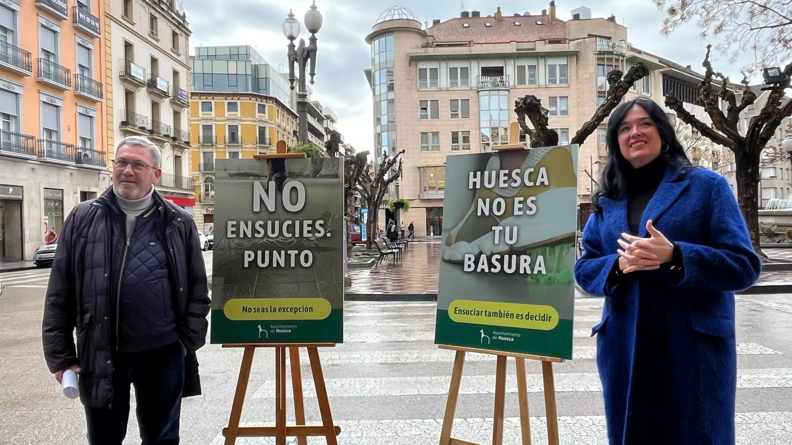 José Miguel Veintemilla y Lorena Orduna han presentado el plan de limpieza. Foto Mercedes Manterola 
