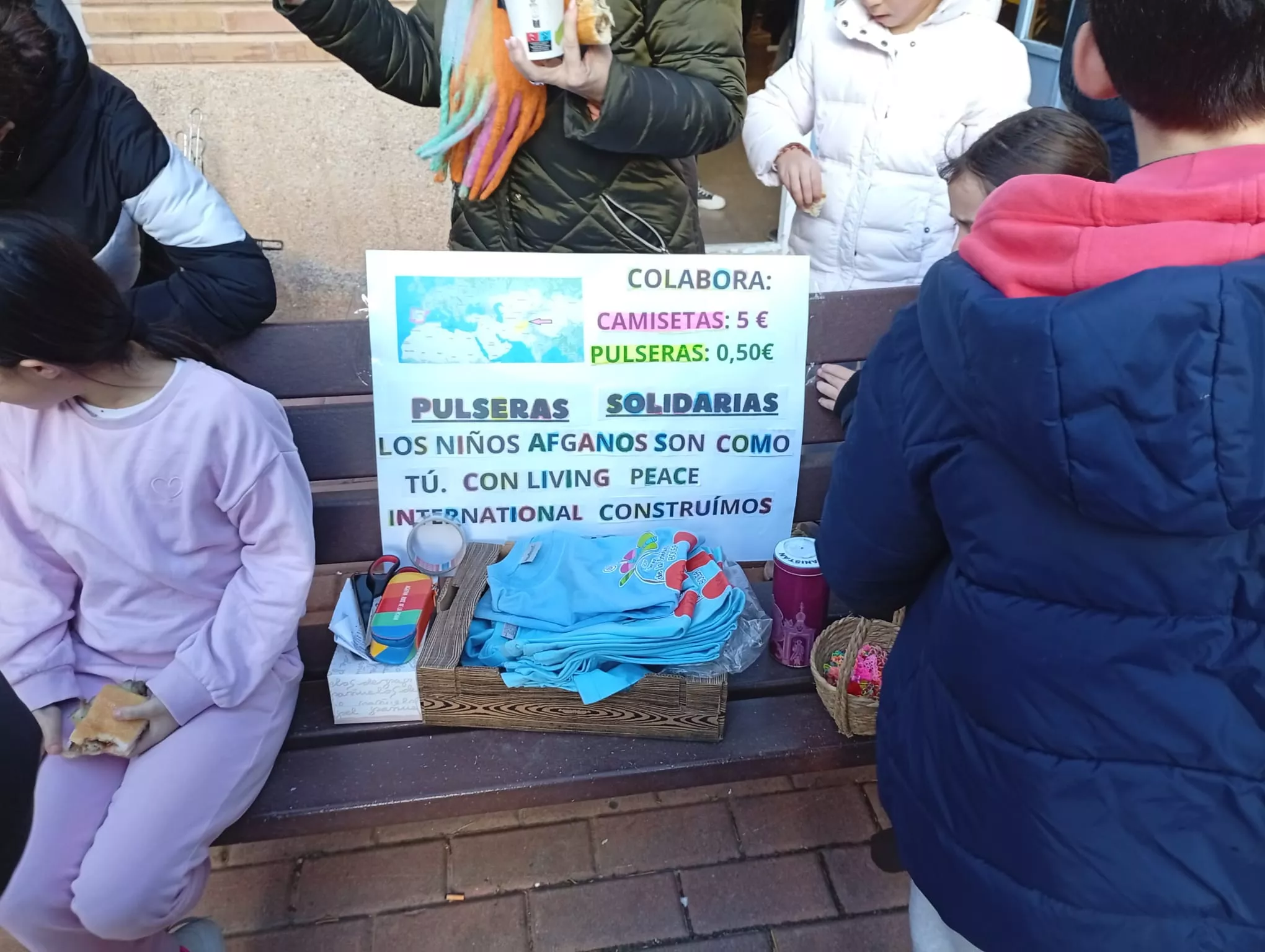 El CEIP Virgen de la Soledad de Bolea celebra el Día de la Paz.