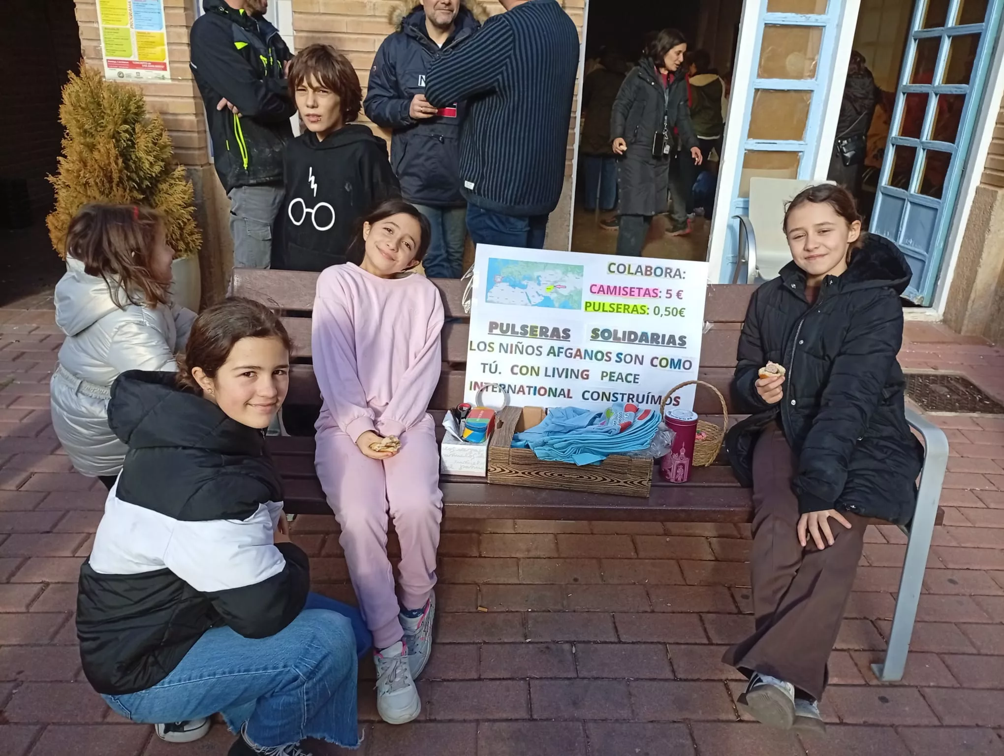 El CEIP Virgen de la Soledad de Bolea celebra el Día de la Paz.