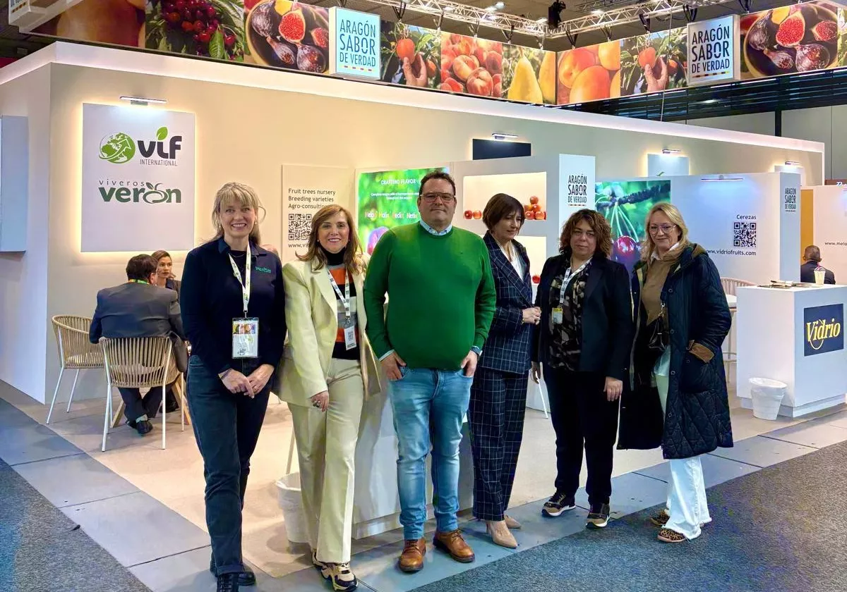 Aragón brilla en Fruit Logistica 2026 y mira hacia nuevos mercados como Oriente Medio.