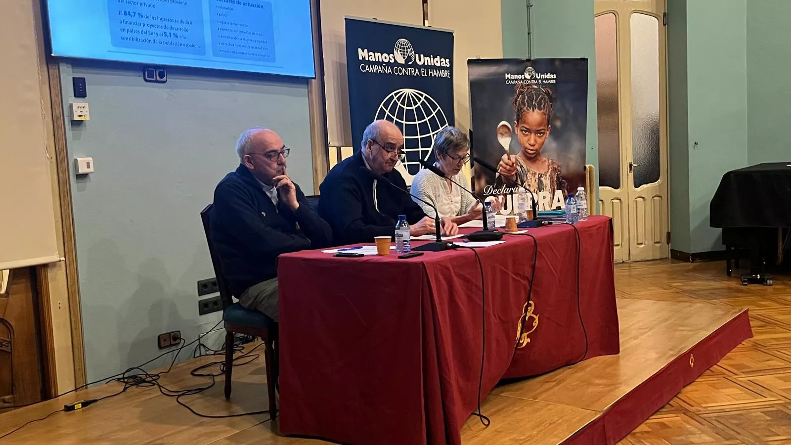 Presentación en Huesca de la campaña de Manos Unidas. Foto Mercedes Manterola