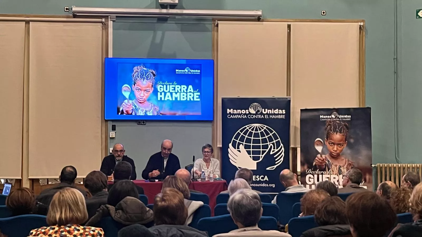 Presentación en Huesca de la campaña de Manos Unidas. Foto Mercedes Manterola