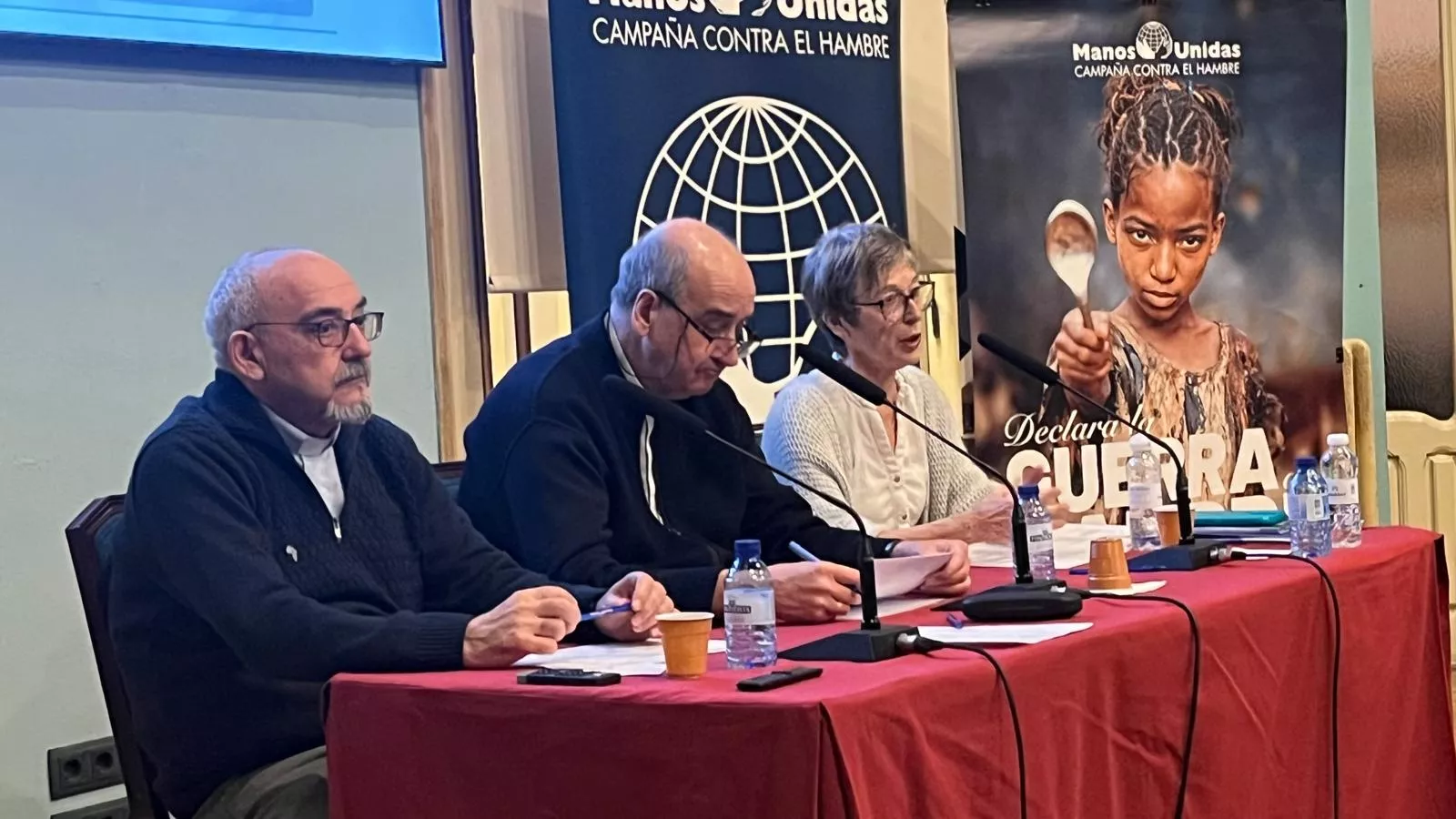 Presentación en Huesca de la campaña de Manos Unidas. Foto Mercedes Manterola