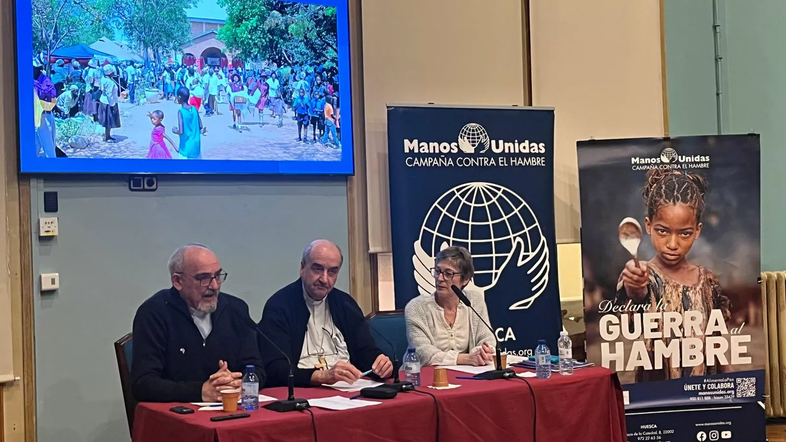 Presentación en Huesca de la campaña de Manos Unidas. Foto Mercedes Manterola