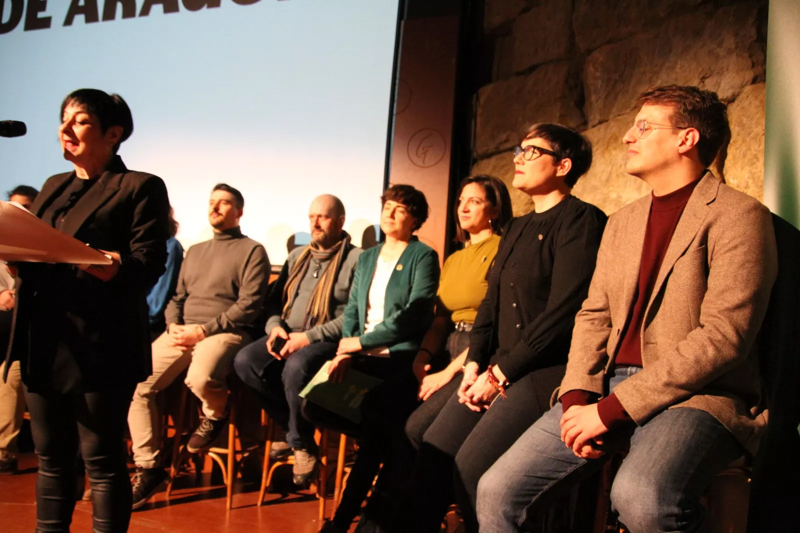 Mitin central de CHA en Huesca. Foto Carlos Neofato